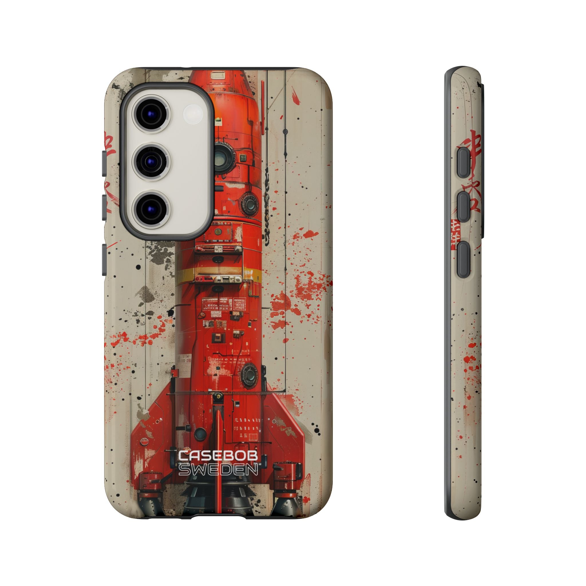 Crimson Rocket Burst Samsung S23 - Resistente