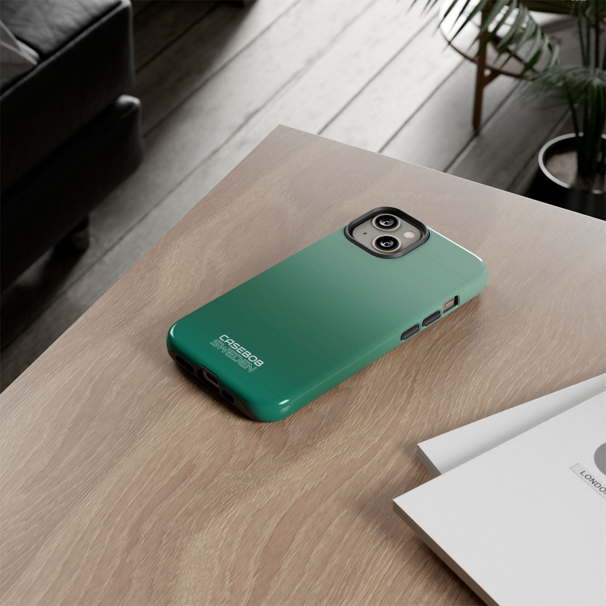 Strati Orizzonte Teal iPhone 14 - Tough