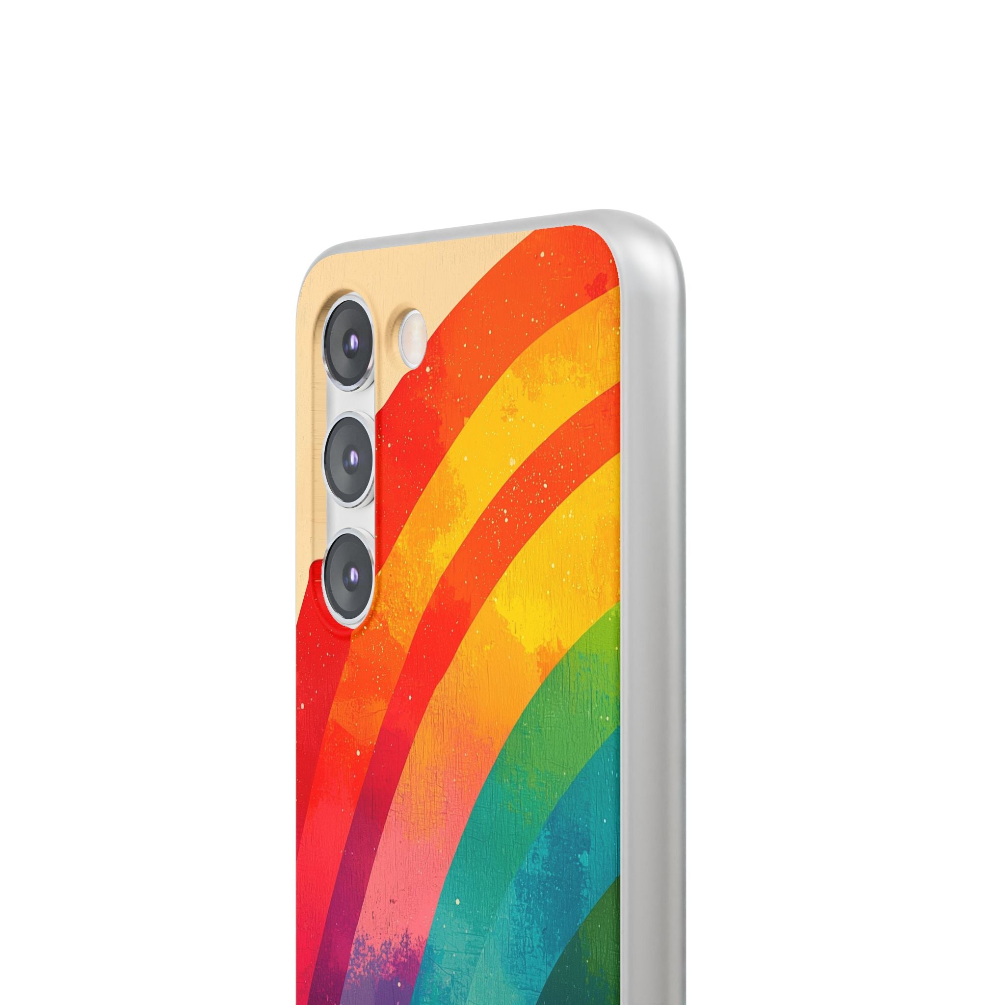 Textured Rainbow Arc Samsung S23 Case - Soft