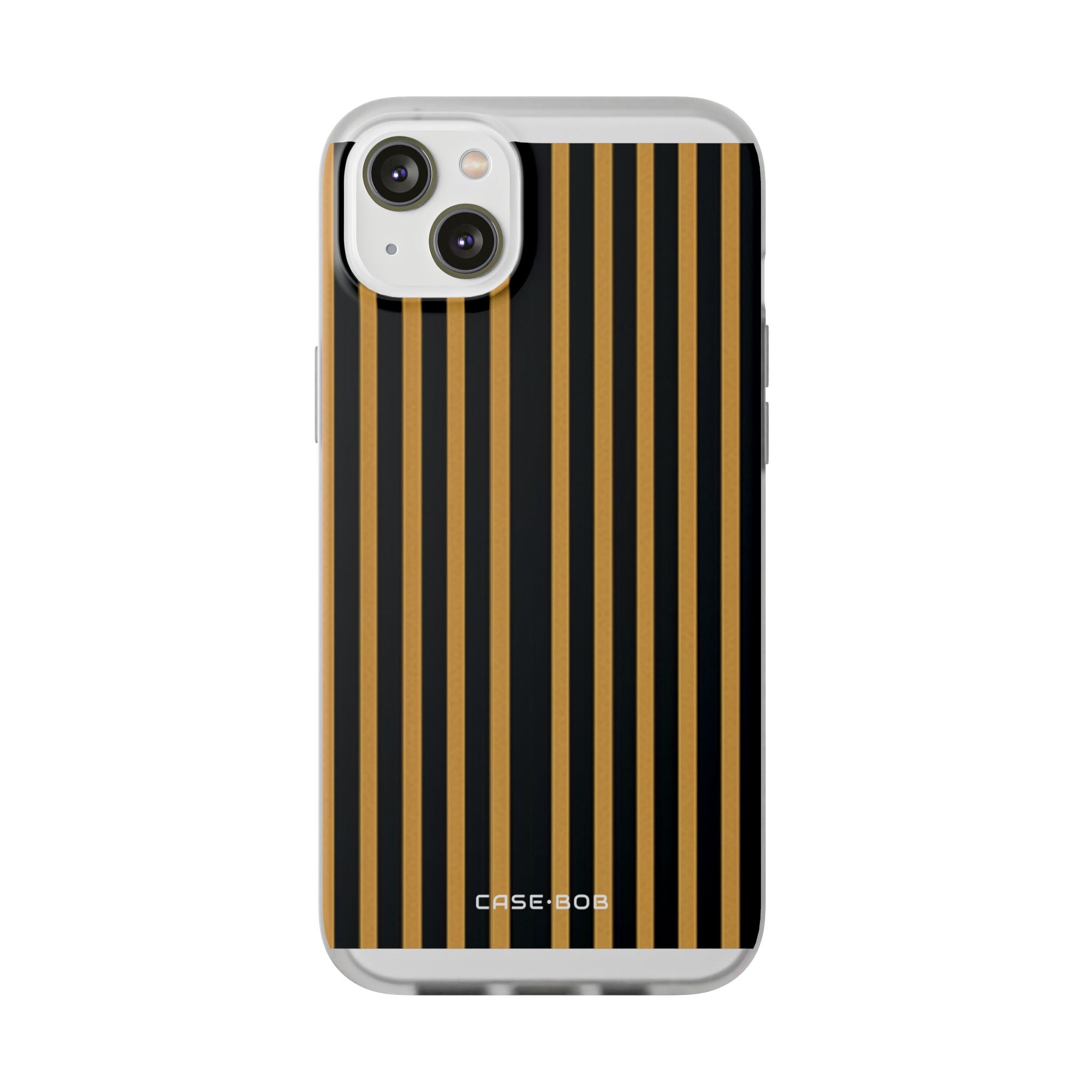 Golden Stripes iPhone 14 Plus Case - Soft