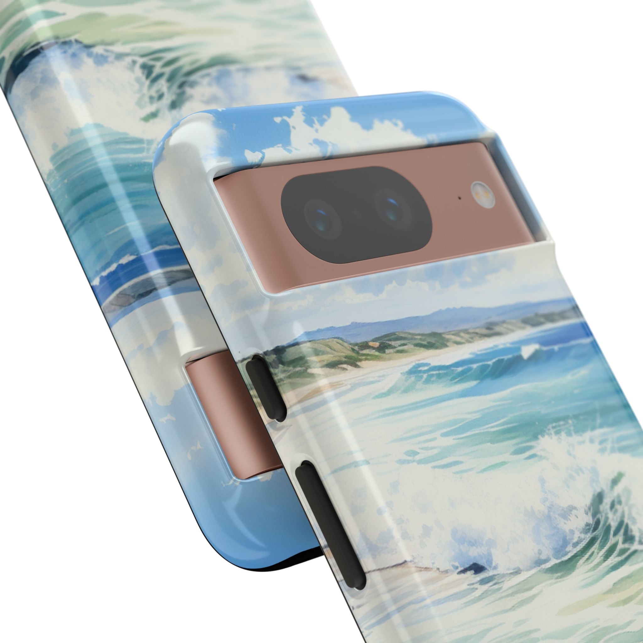 Serene Coastal Watercolors - Google Pixel Case