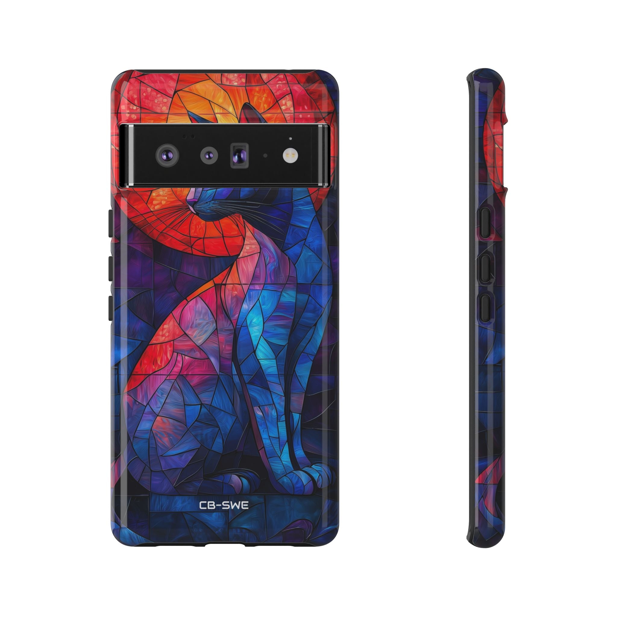 Cat Silhouettes Glow - Google Pixel Case