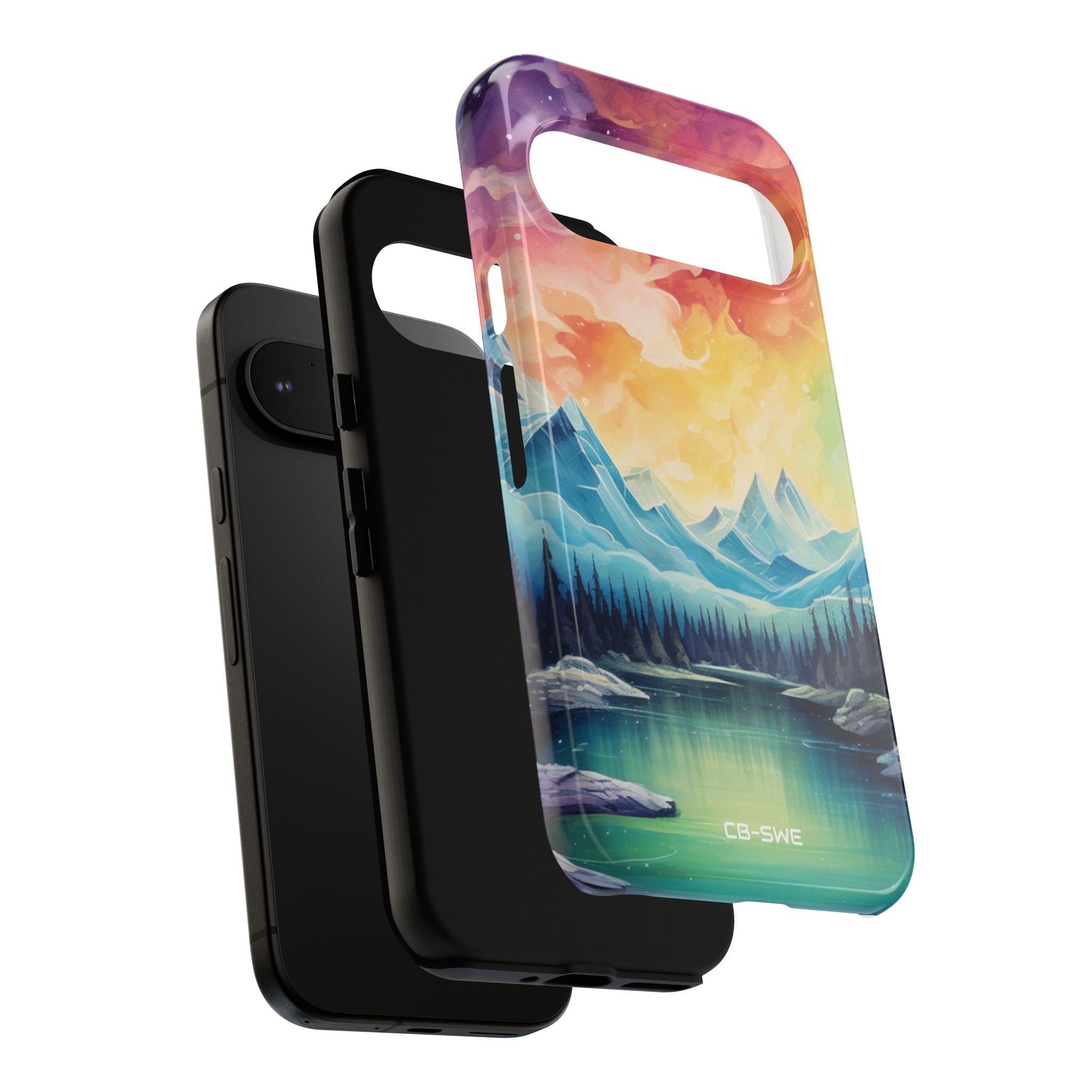 Mystical Mountain Sunset - Google Pixel Case