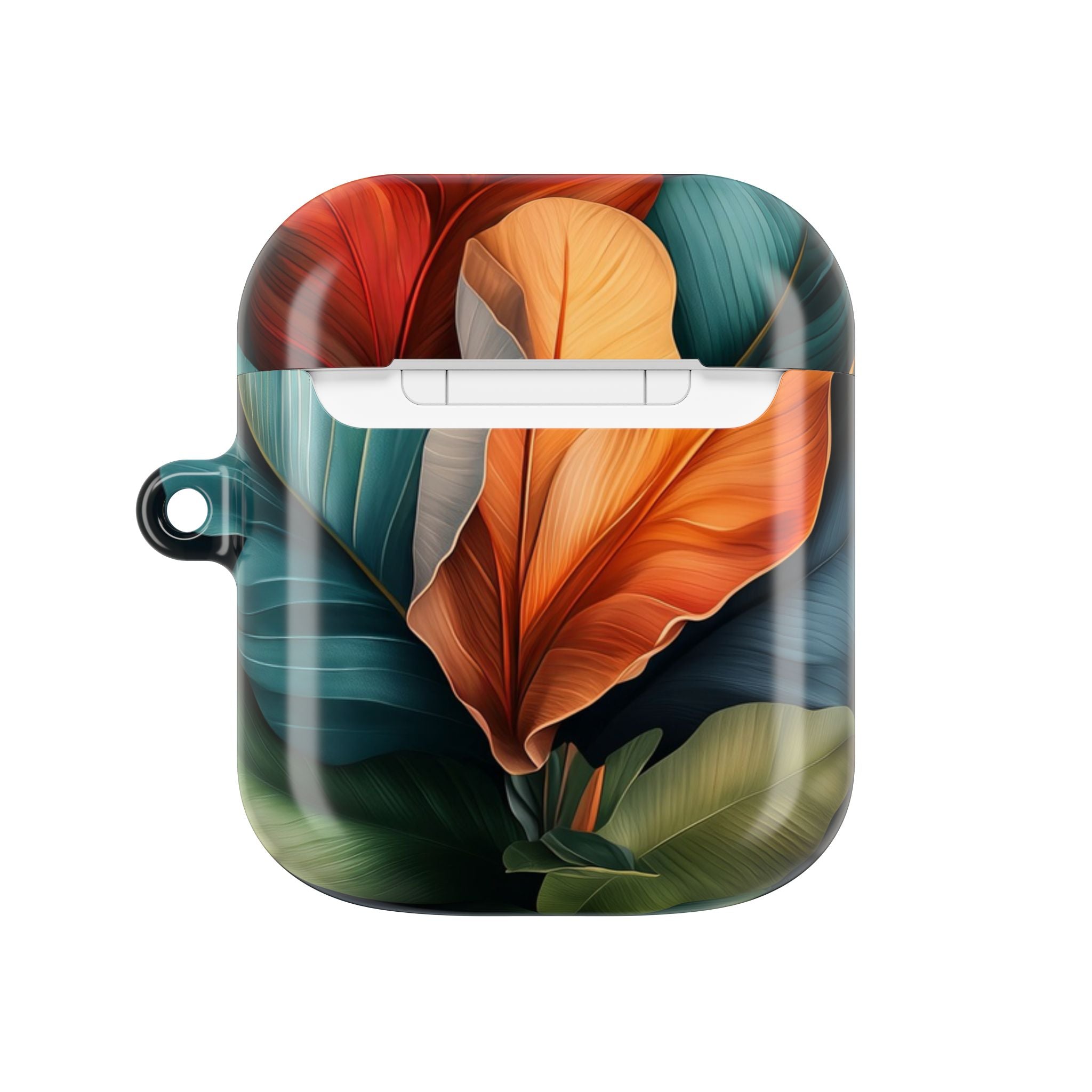 Tropical Ember Leaves - AirPods Case