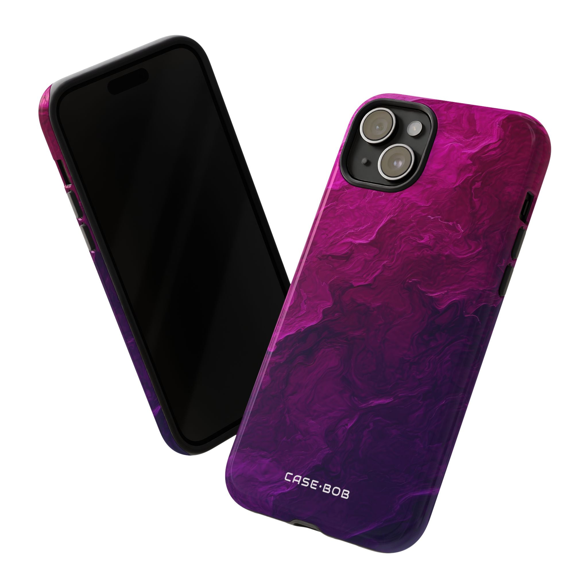 Violet Swirl iPhone 15 Plus Case - Tough