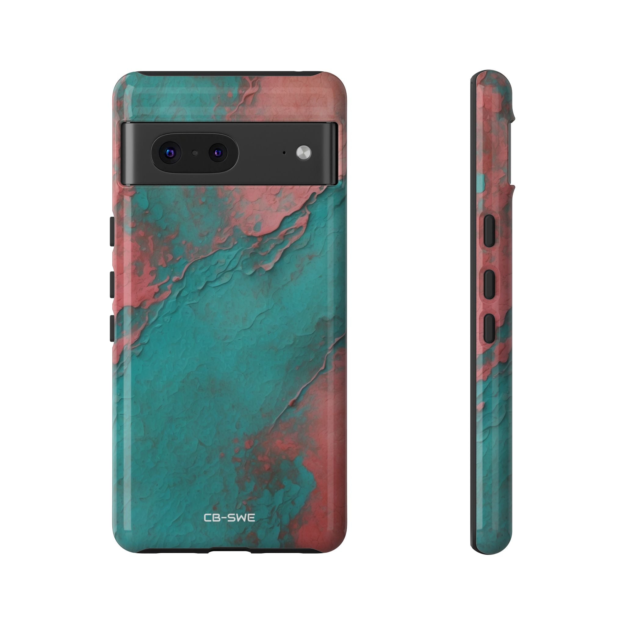 Turbulent Coral Flow - Google Pixel Case