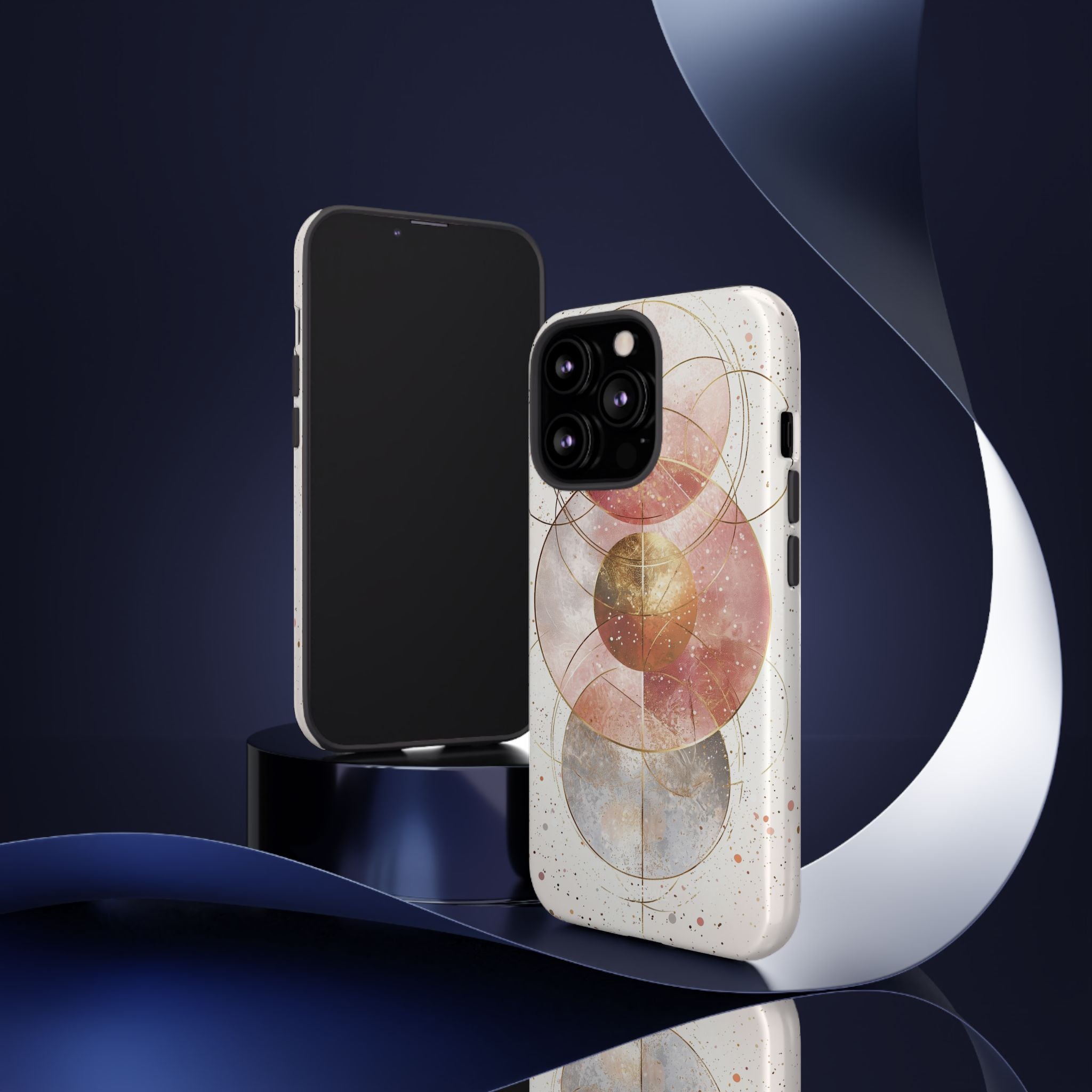 Circle Envelops Light - iPhone Case