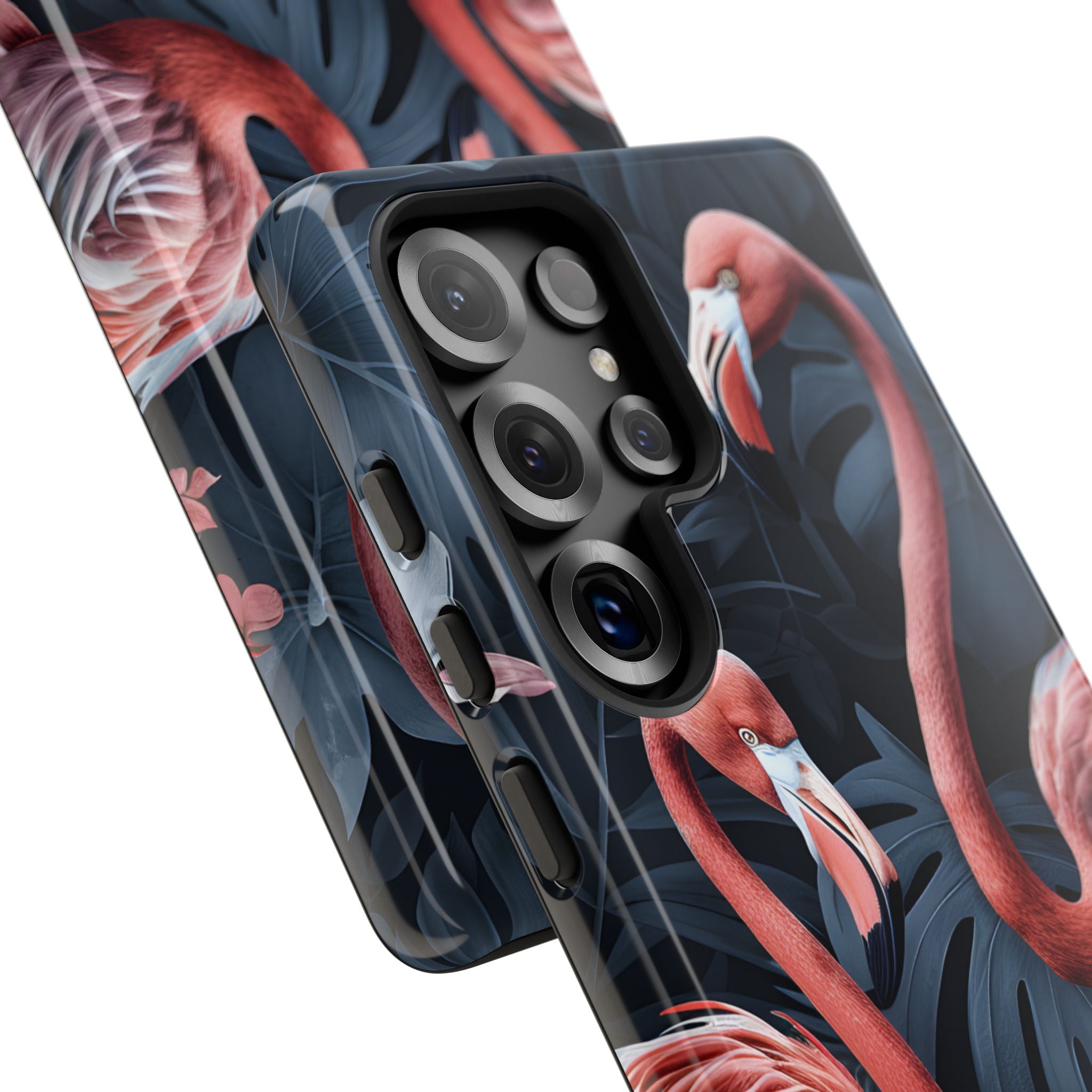 Flamingos Embrace Nature - Samsung Case