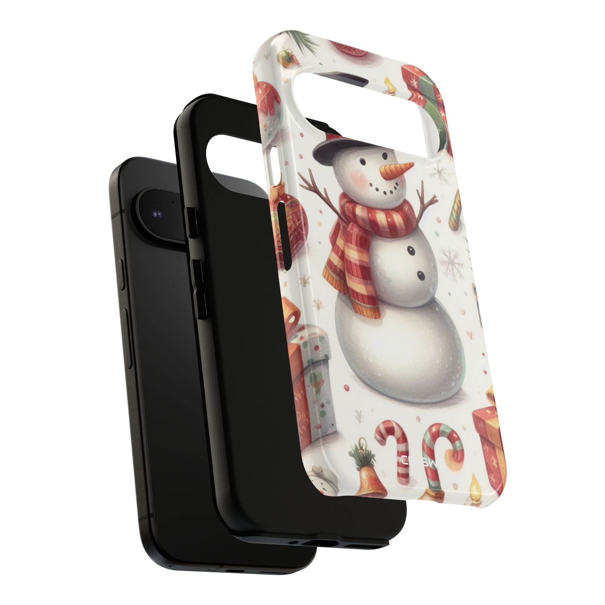 Snowman Wears Scarf - Google Pixel Case