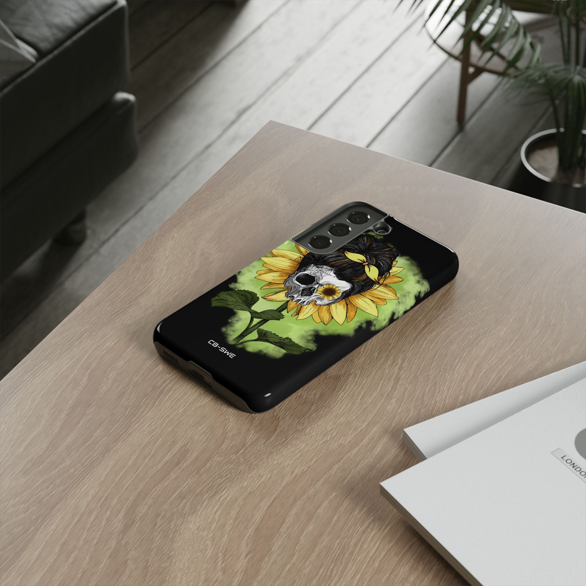Sunflower Skull Fusion - Samsung Case