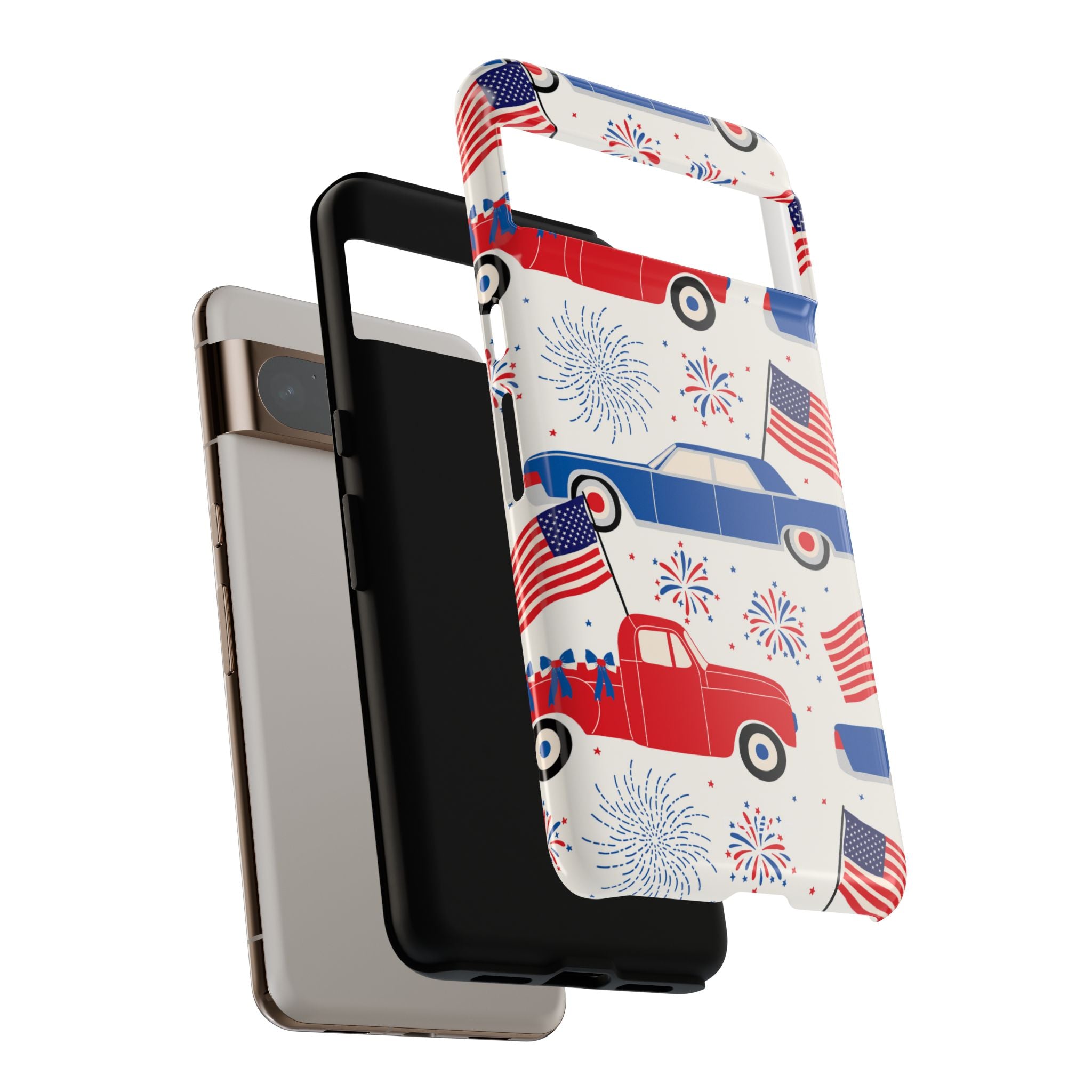 Vintage Cars Celebrate - Google Pixel Case