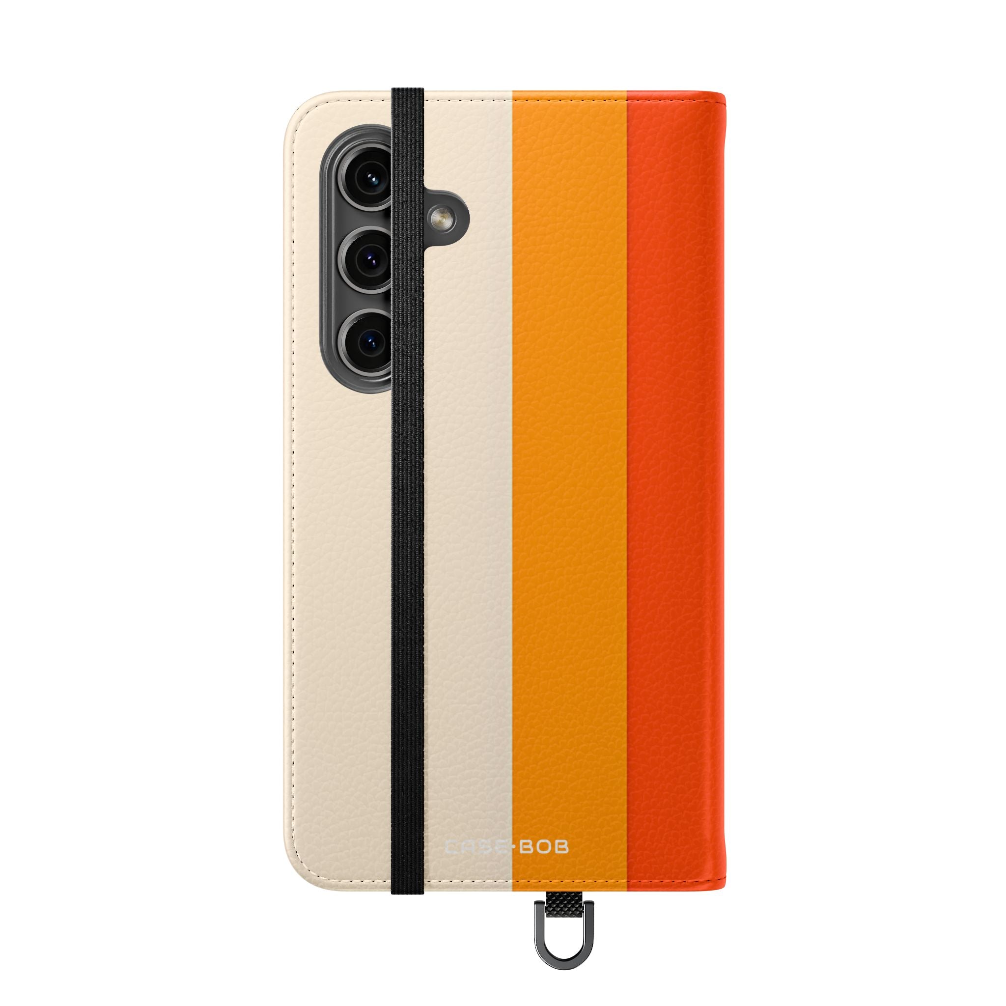 Sateenkaariraitoja beige - Samsung S24 Case - Lompakkotyyppinen