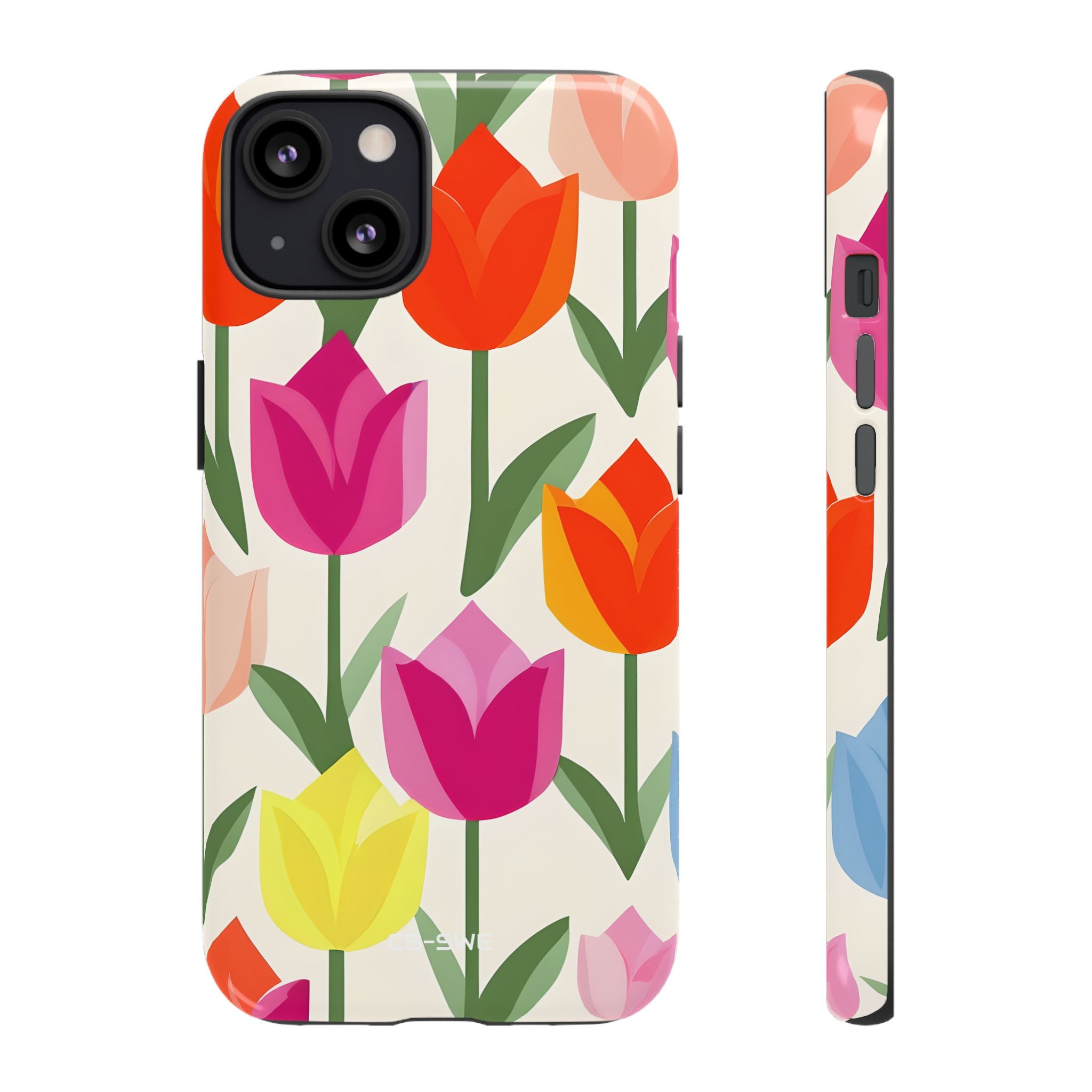 Vibrant Tulip Array - iPhone Case