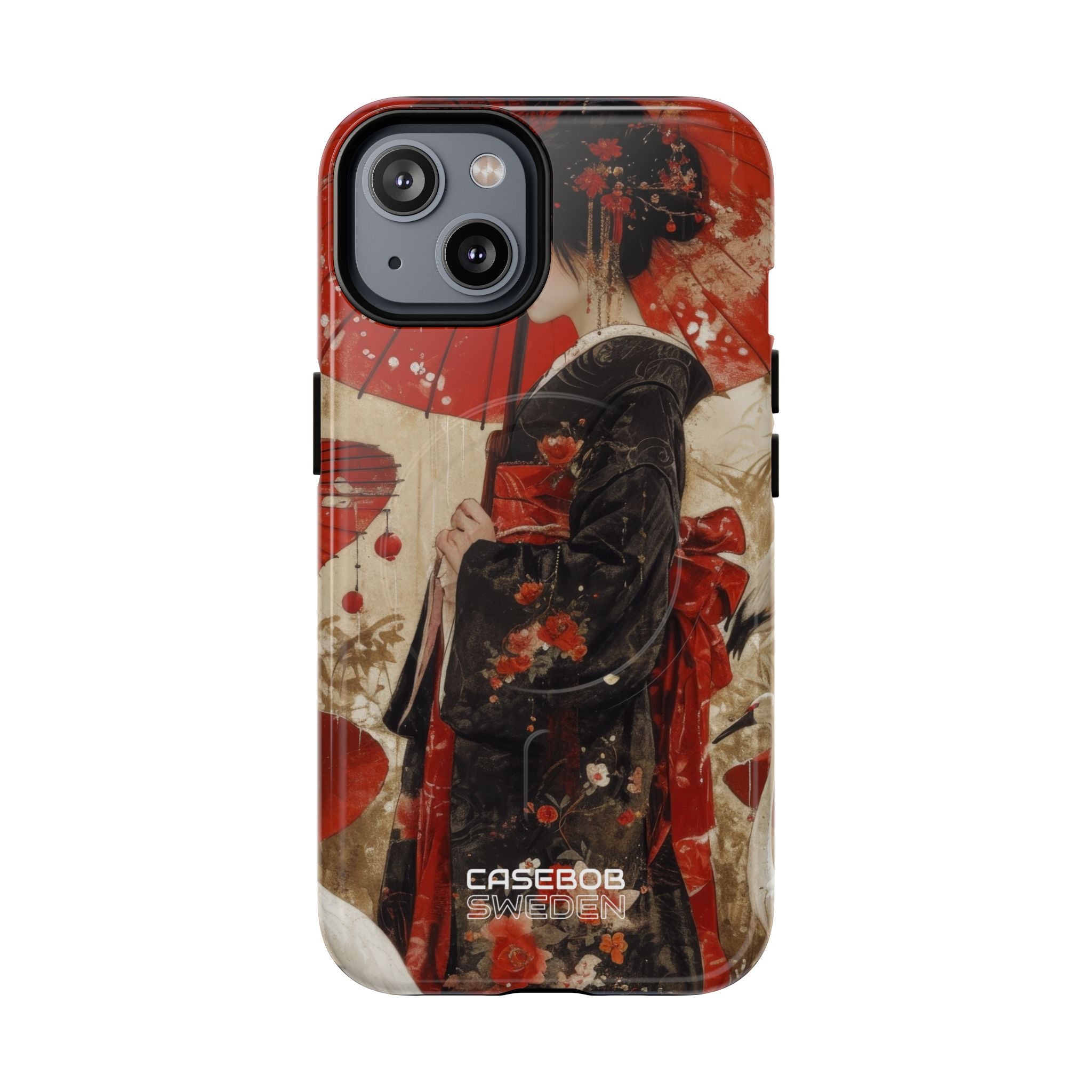 Scarlet Crane Dreams iPhone 14 - Tough+