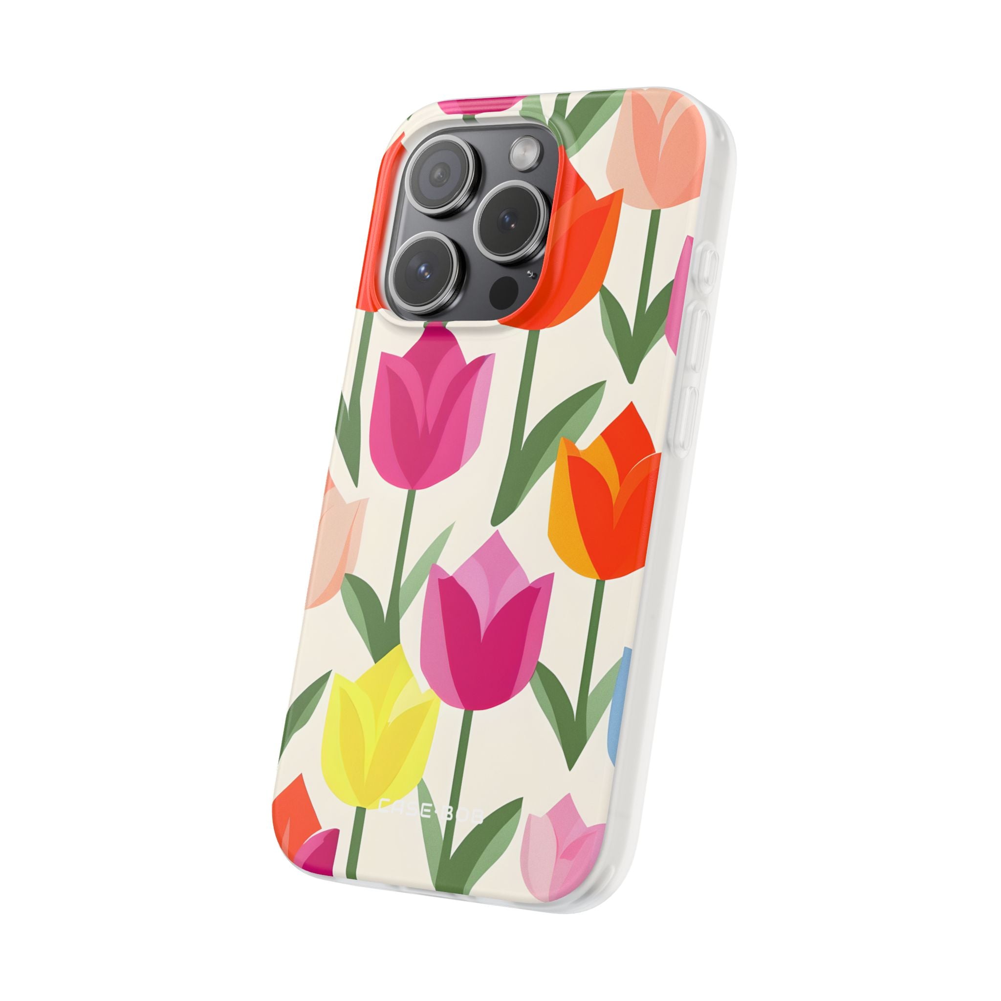 Tulip Harmony Green iPhone 15 Pro - Soft Case
