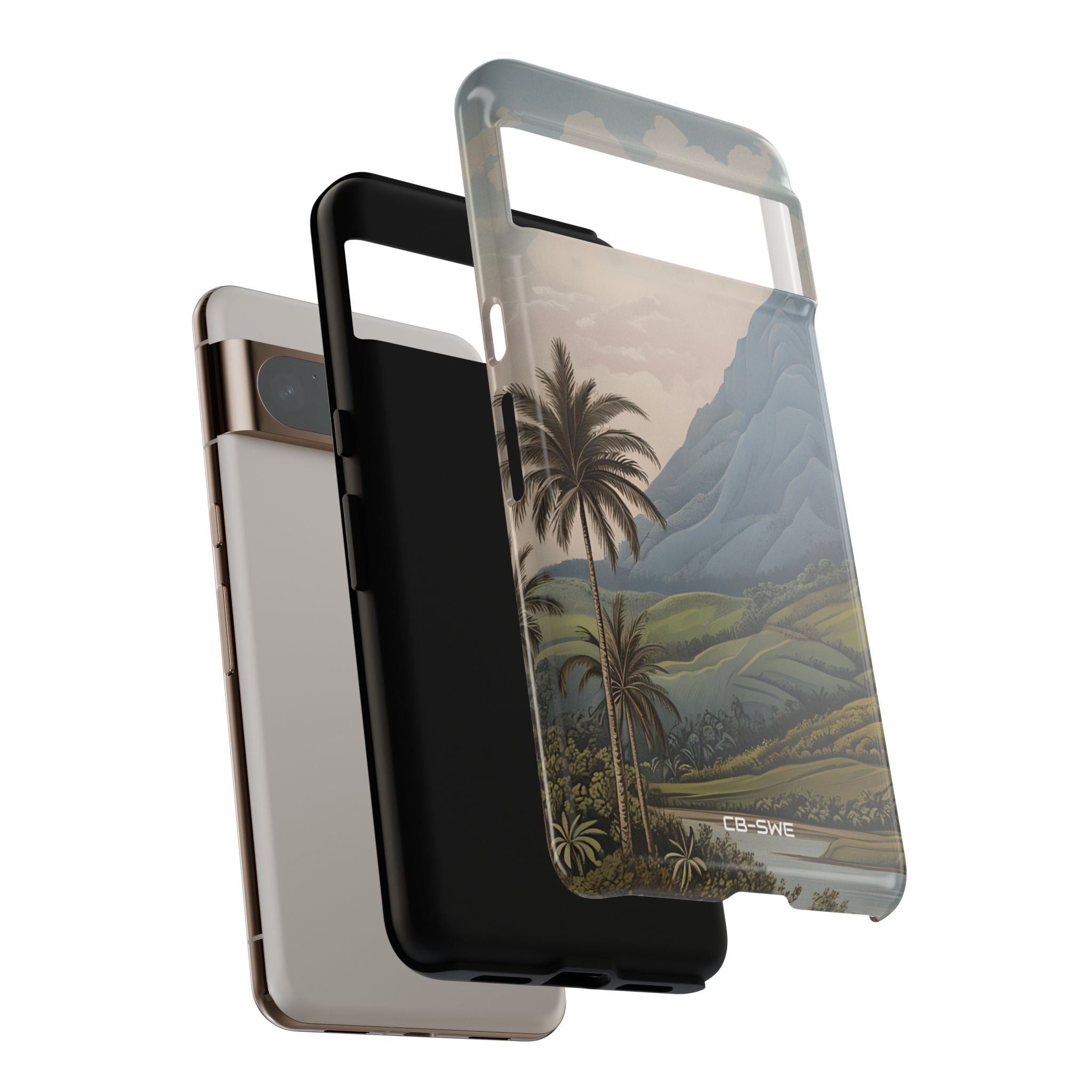 Serene Mountain Oasis - Google Pixel Case