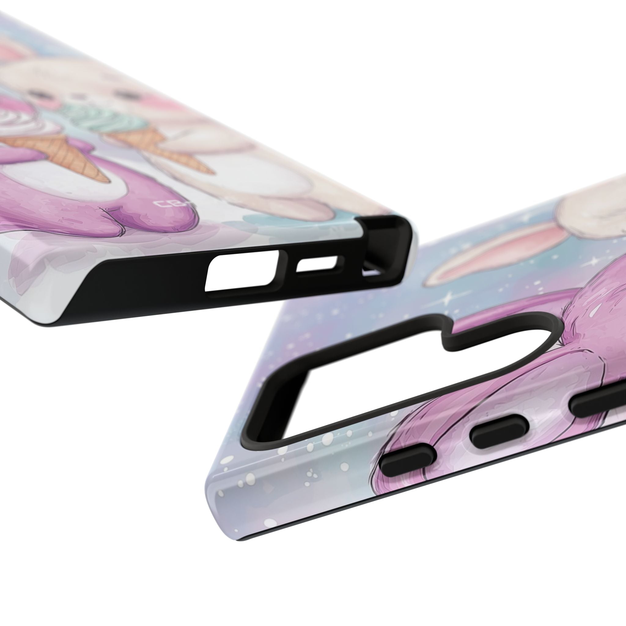 Rabbits Enjoy Ice Cream - Samsung Case