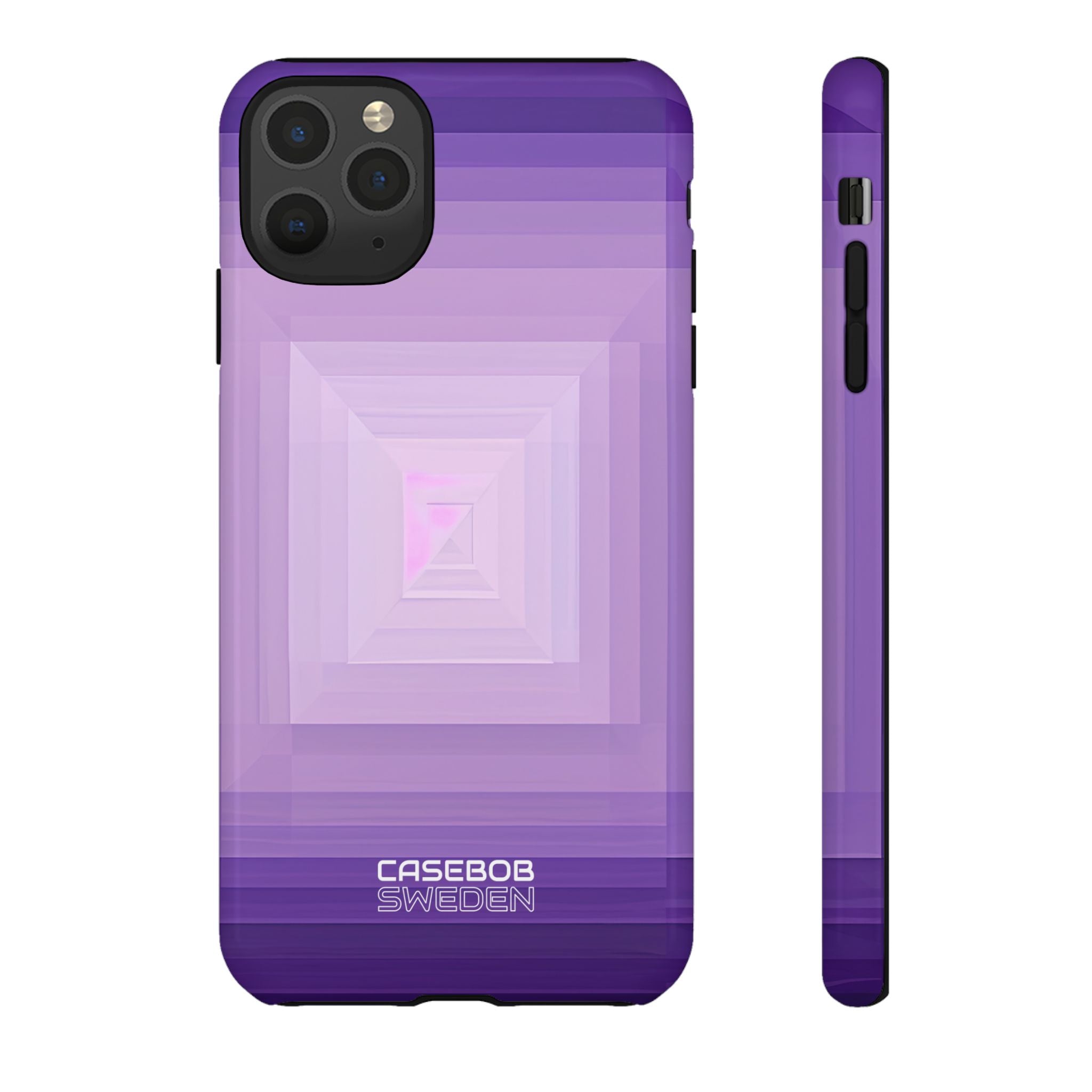 Purple Geometry Vortex iPhone 11 - Tough