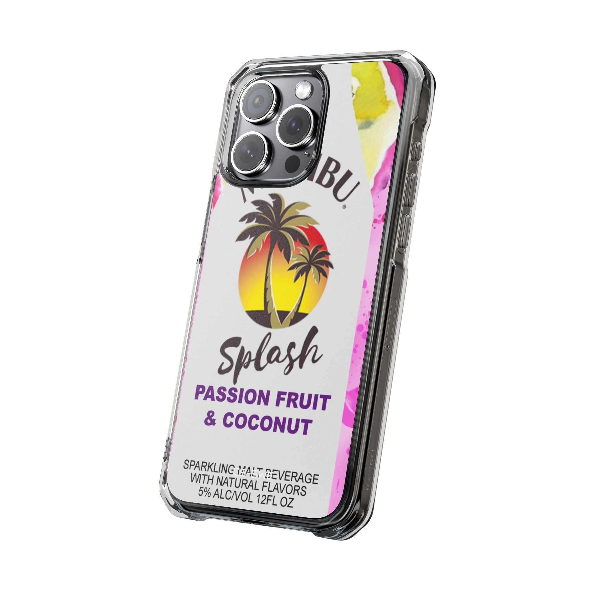 Tropical Sunset Splash iPhone Case - Impact