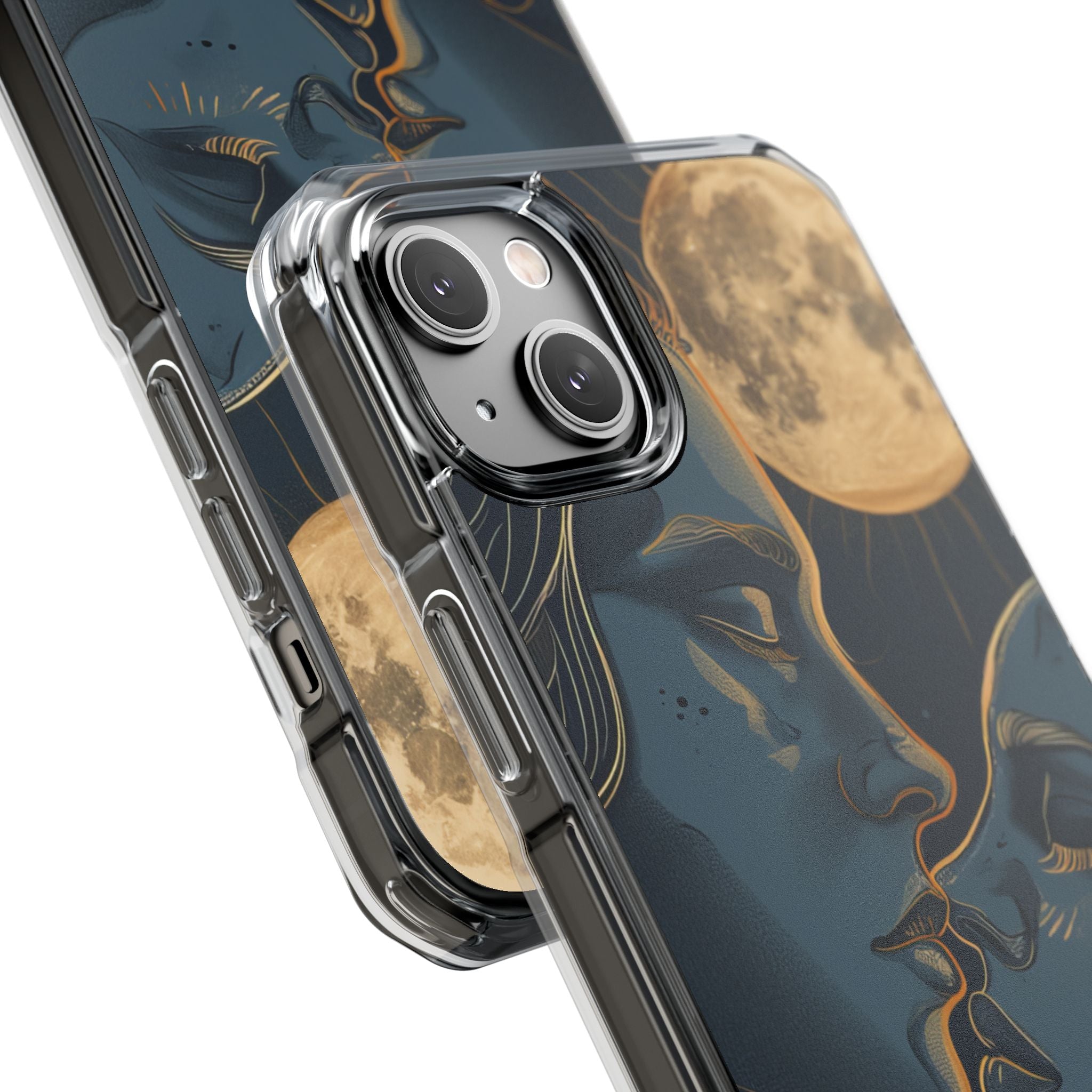 Moonlit Lovers Whisper iPhone 14 - Impact Clear+