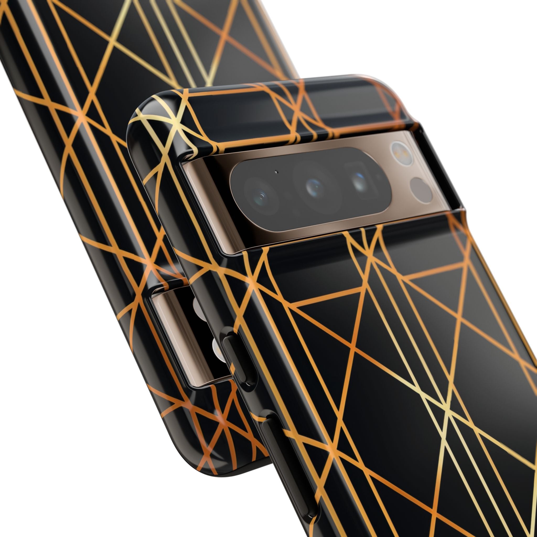 Eleganza Geometrica Dorata Google Pixel 8 - Tough