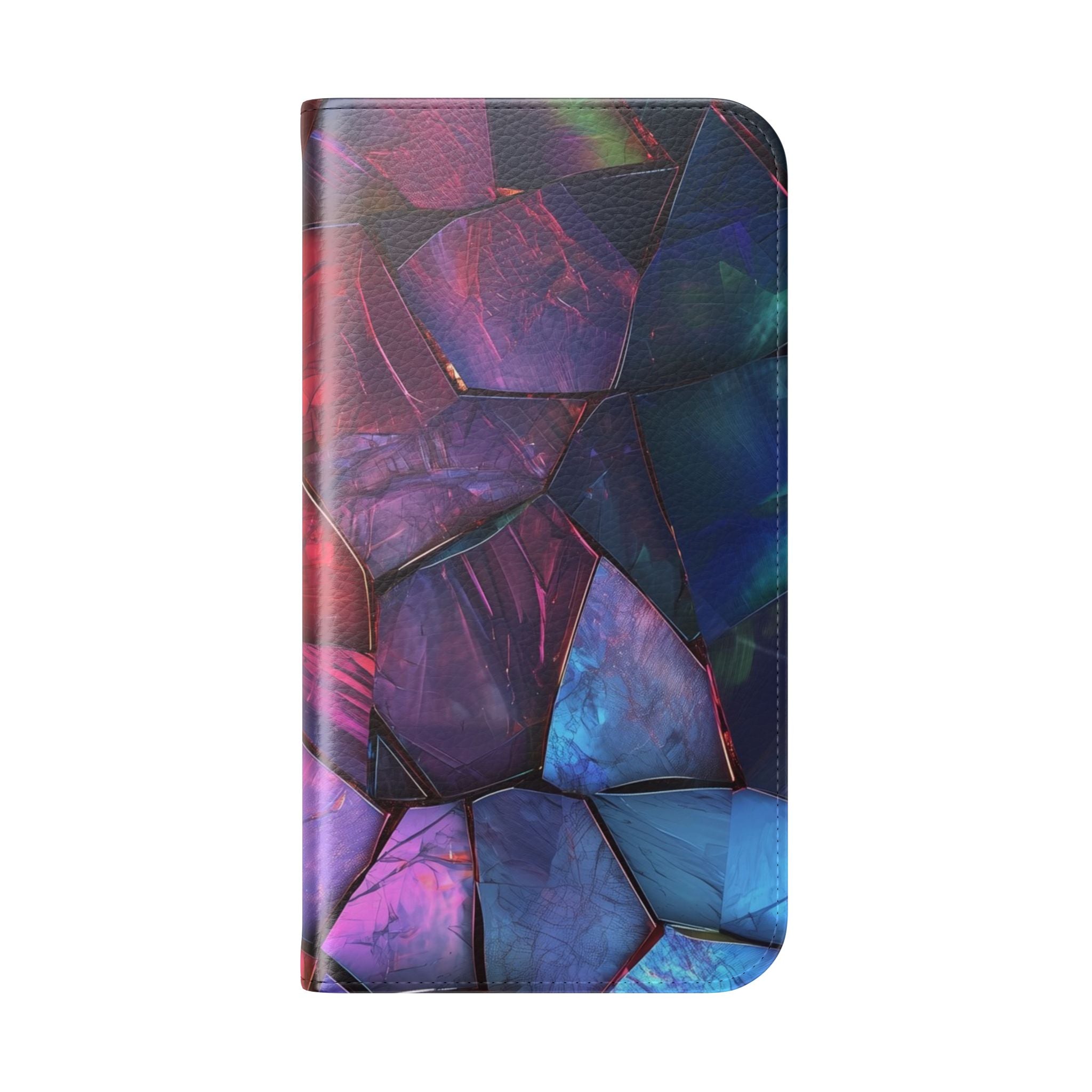 Crimson Shards - iPhone 15 Case - Wallet
