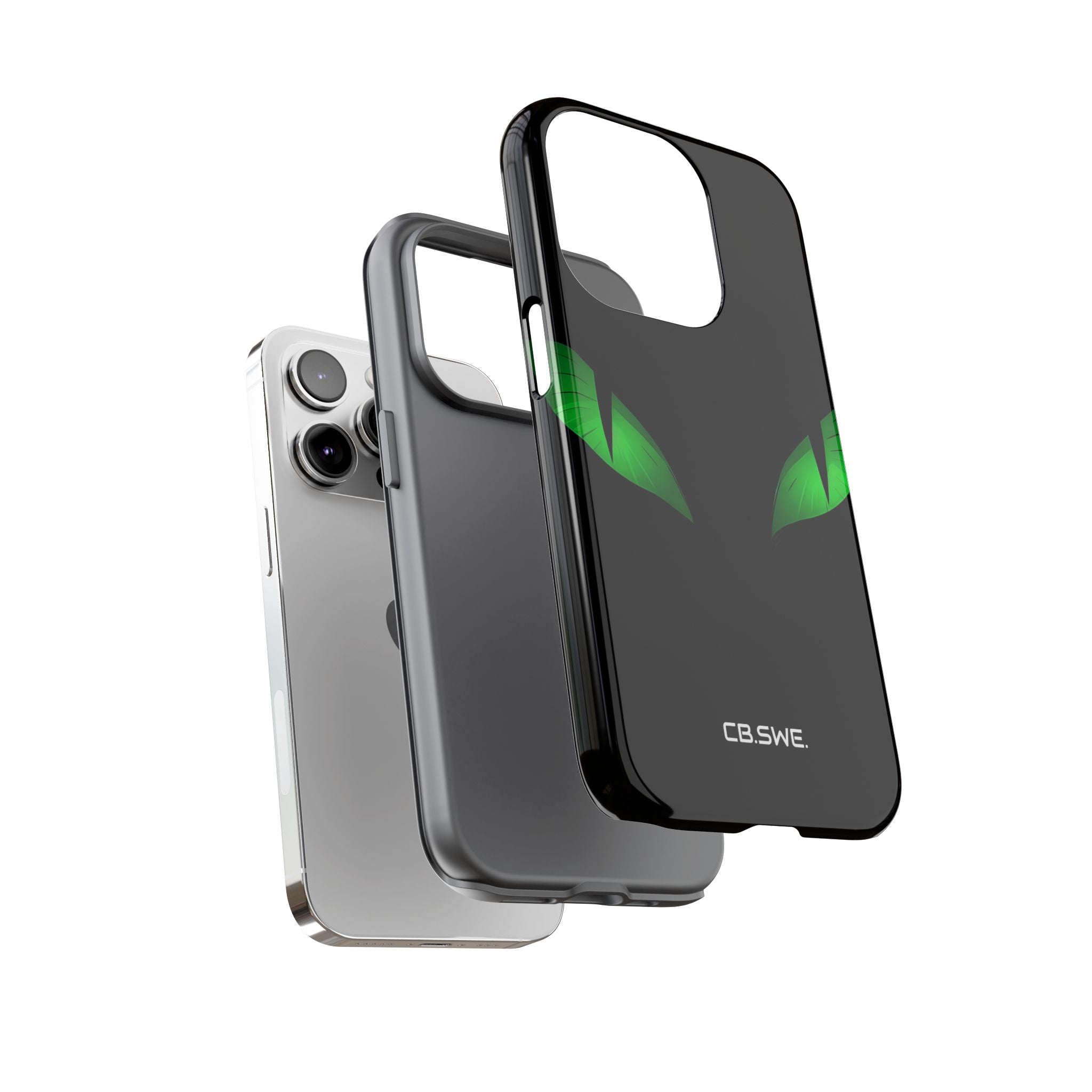 Leuchtend grüne Augen iPhone 14 – Robust