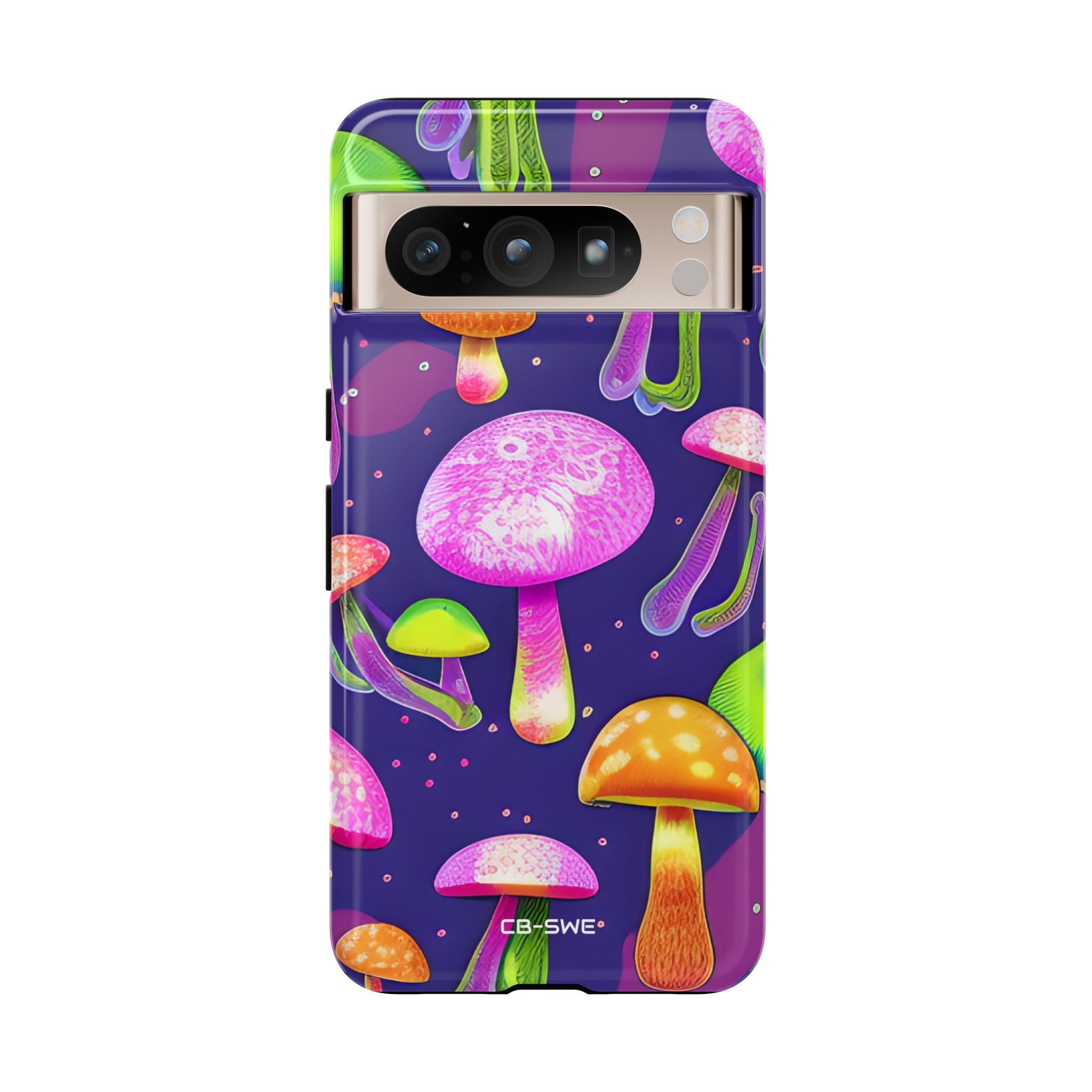 Neon Mushroom Dreams - Google Pixel Case