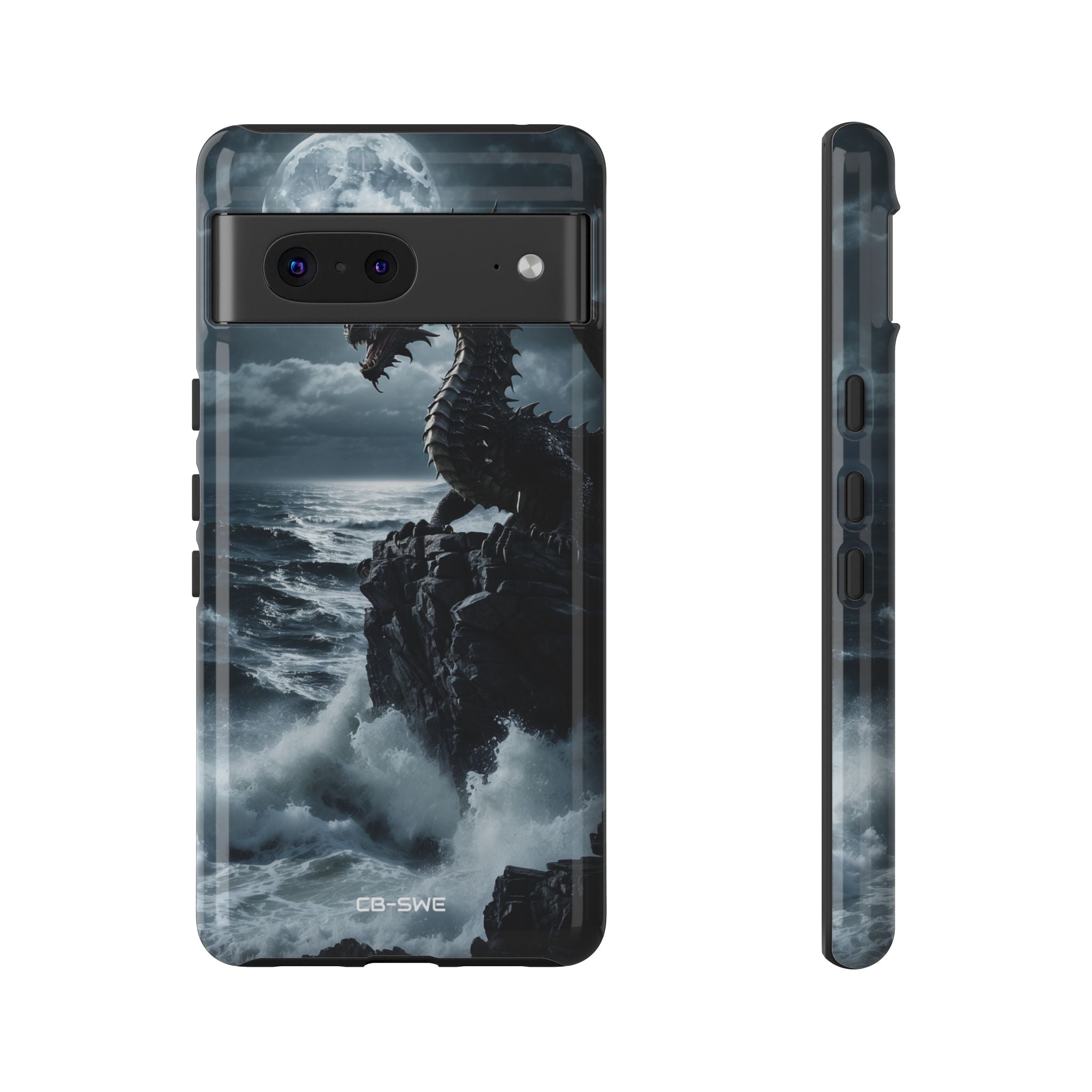 Dragon Roars Against Sea - Google Pixel Case