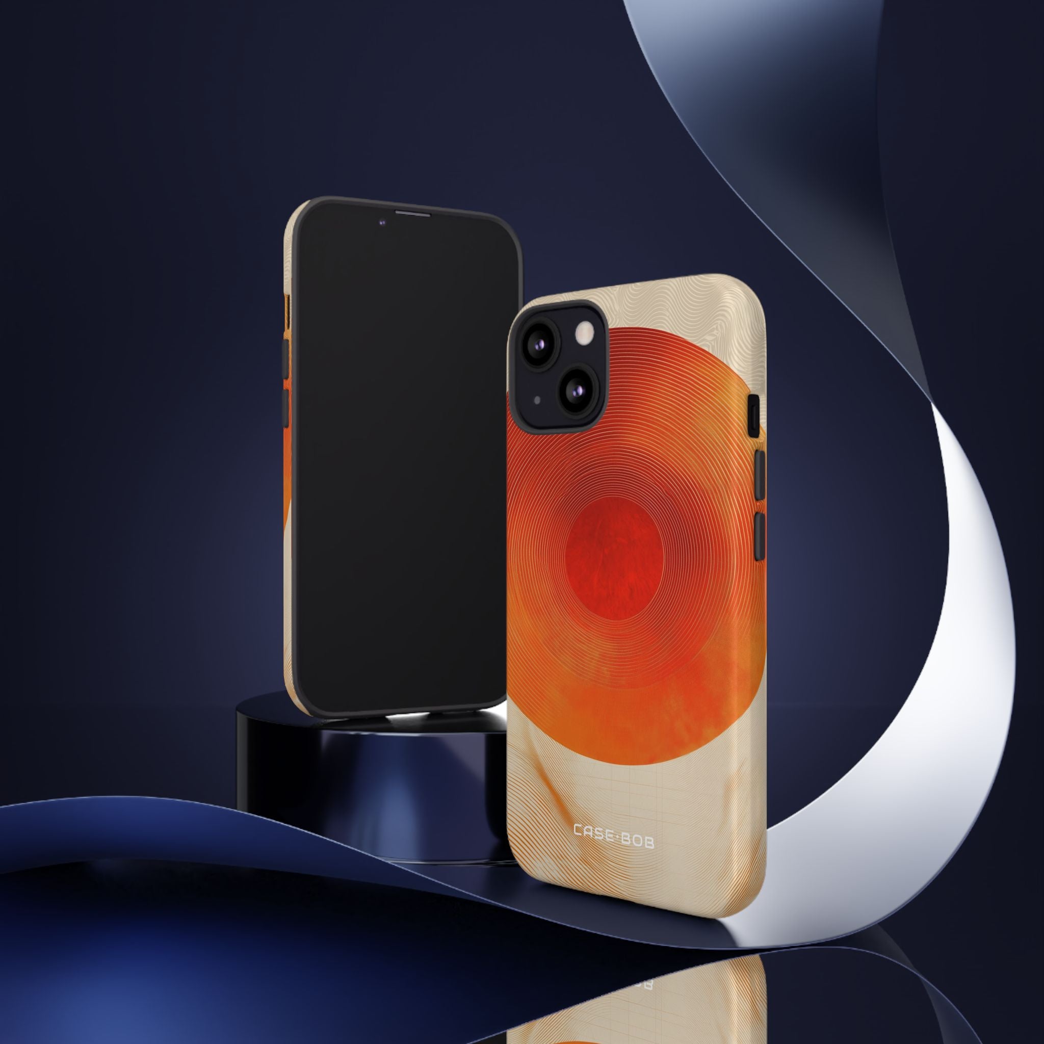 Sunburst Swirl iPhone 13 Case - Tough