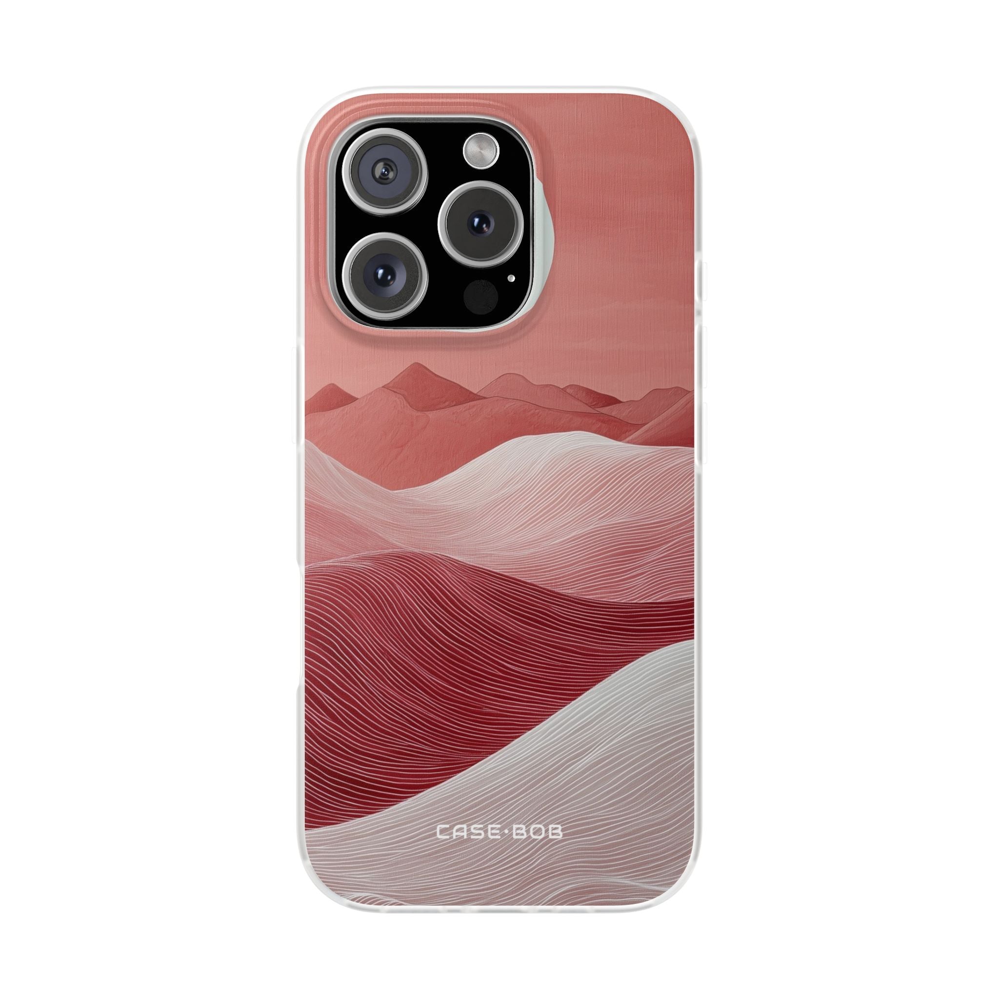 White Orb Dunes iPhone 16 Pro Case - Soft
