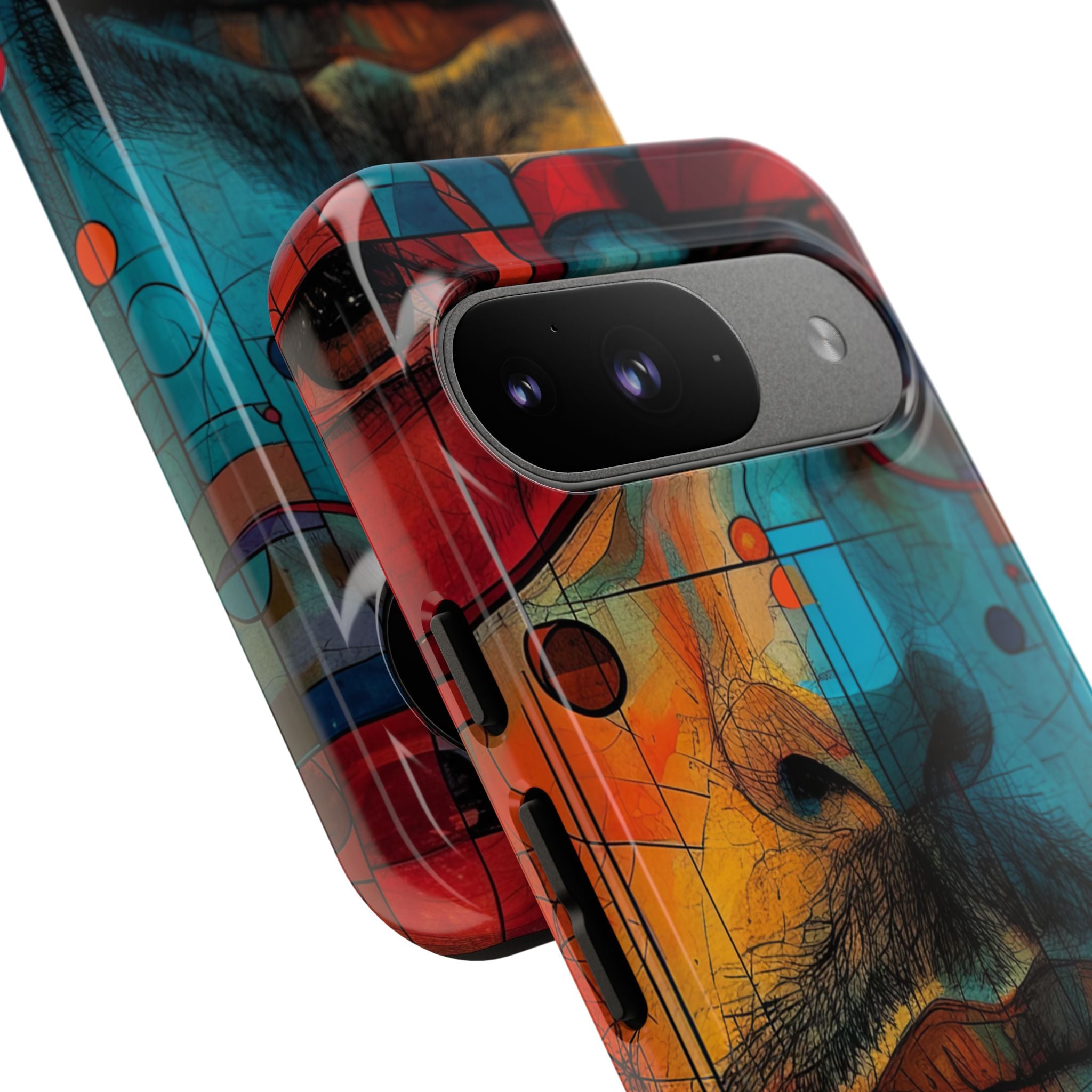 Volto con Occhiali Cubisti Google Pixel 9 - Tough
