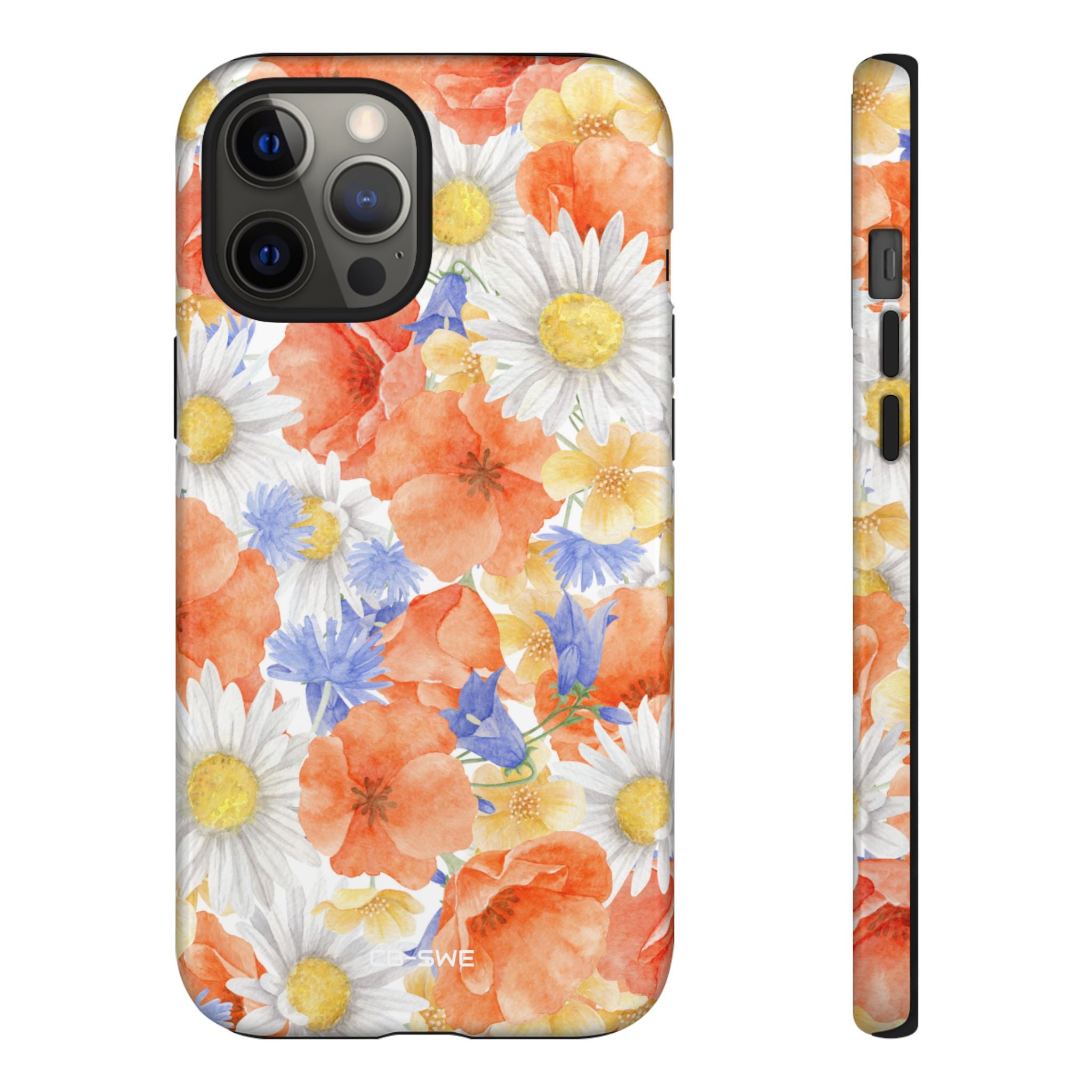 Watercolor Floral Harmony - iPhone Case