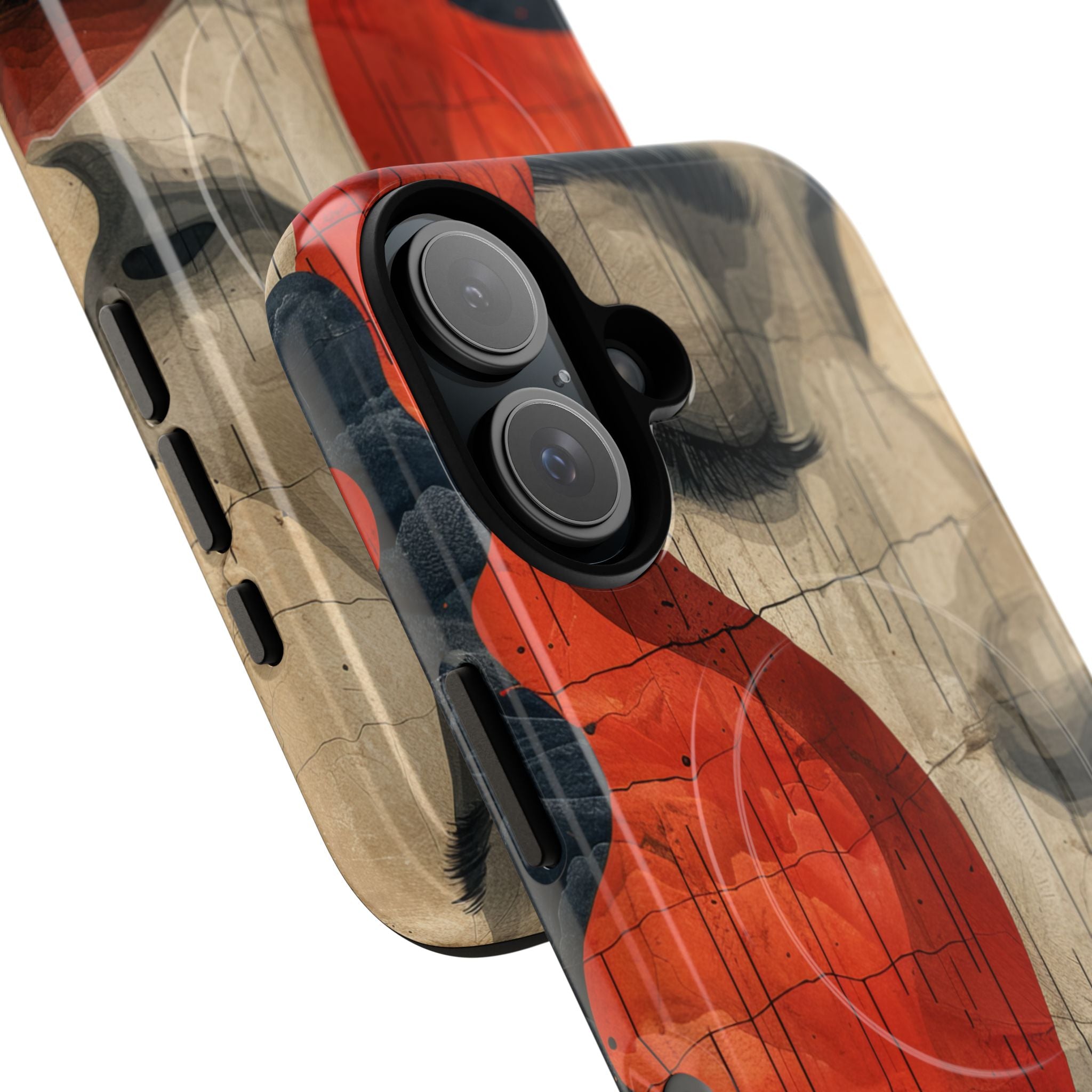 Crimson Flow Profile iPhone 16 - Tough+