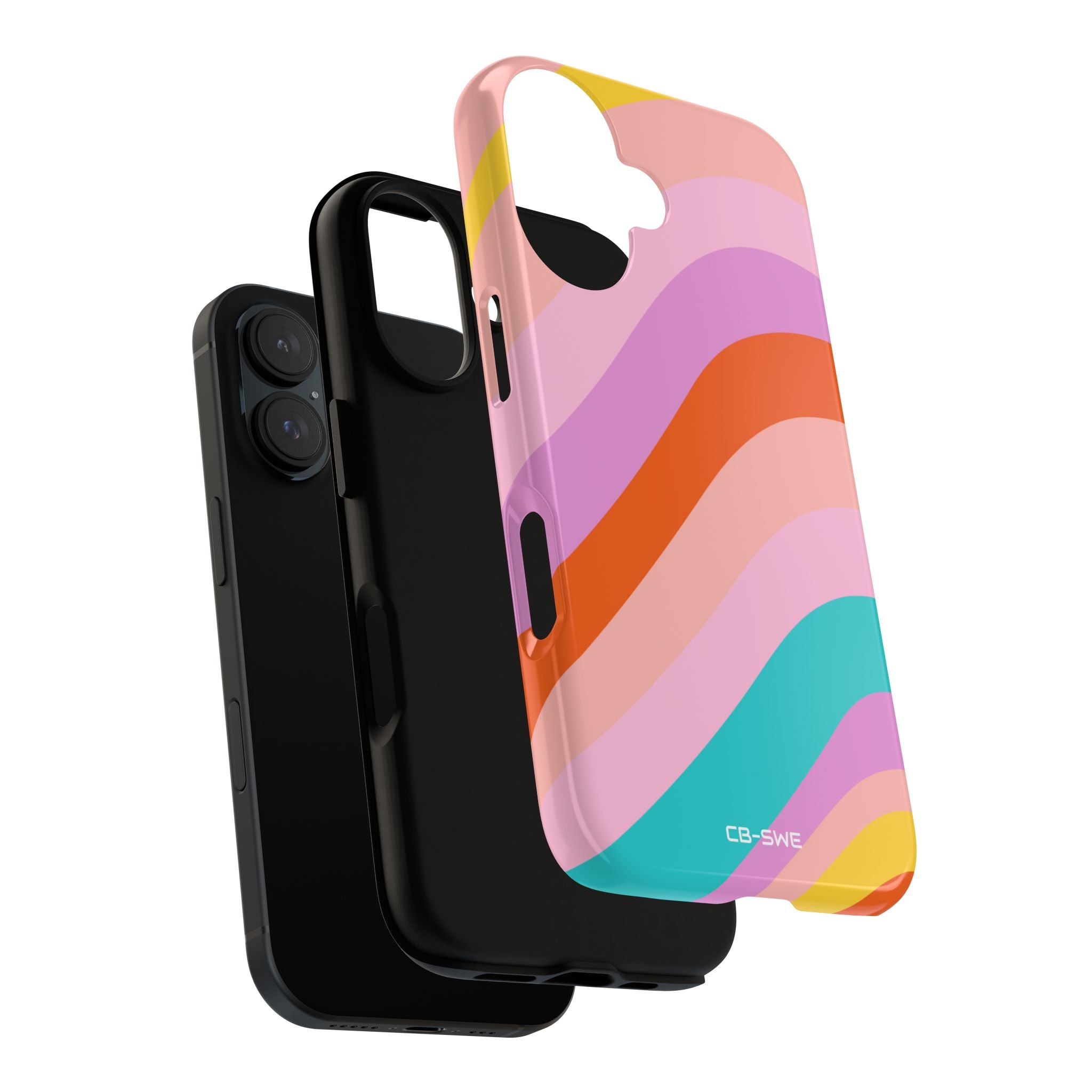 Fluid Color Waves - iPhone Case
