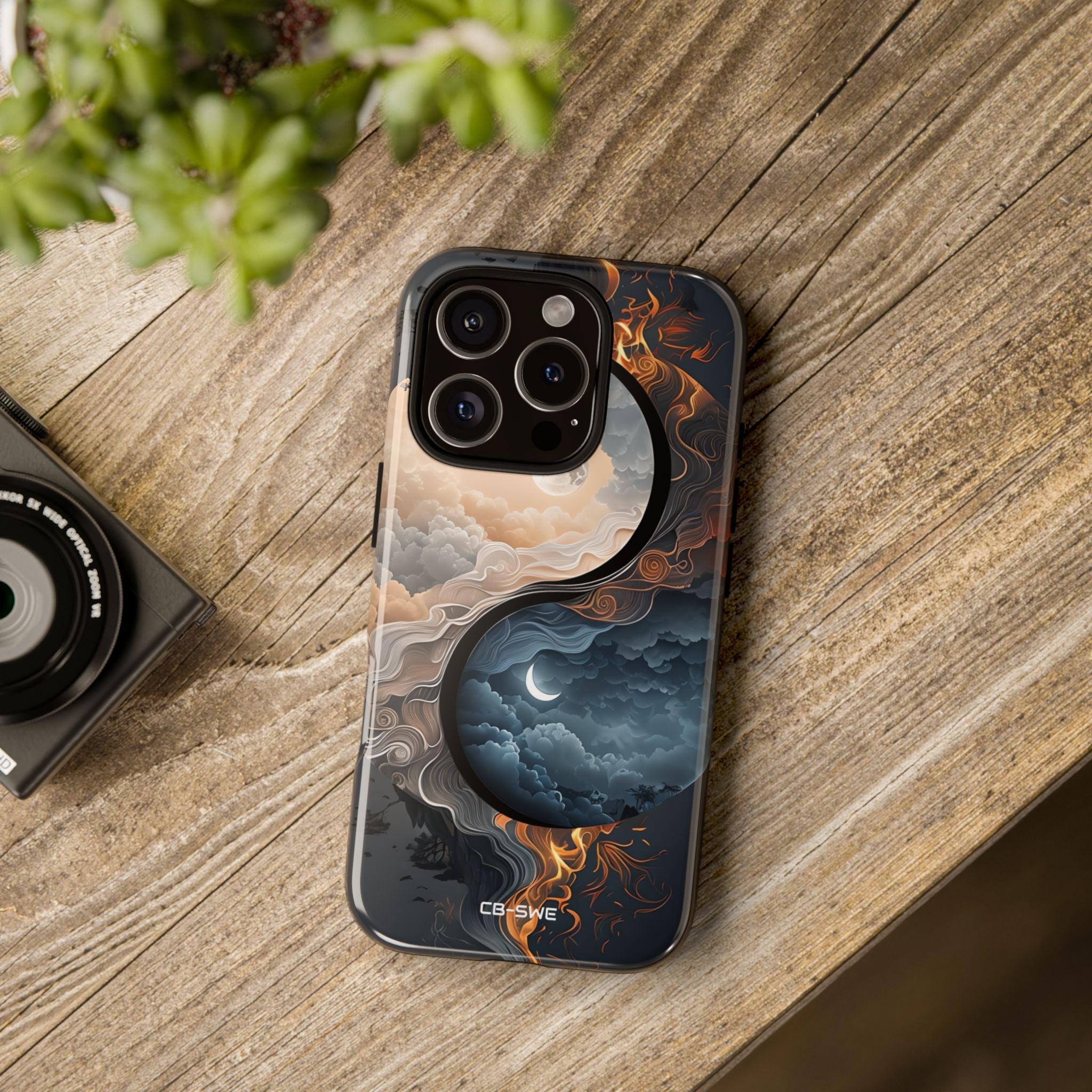 Moonlit Elemental Harmony - iPhone Case