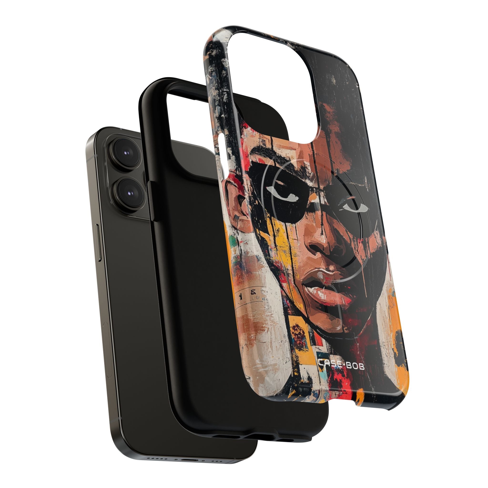 Masked Portrait Drips iPhone 14 Pro Case - Tough+