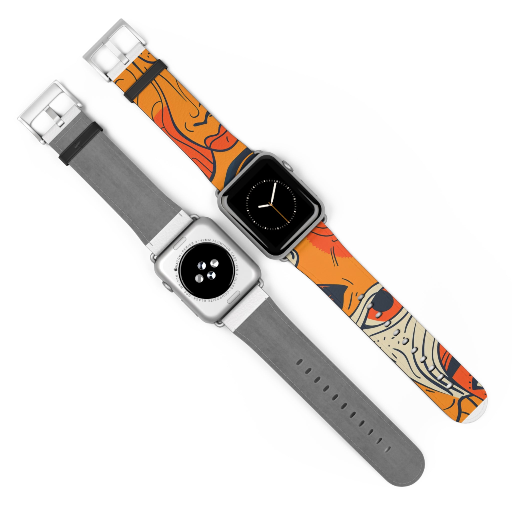 Overlapping Faces - Watch Band