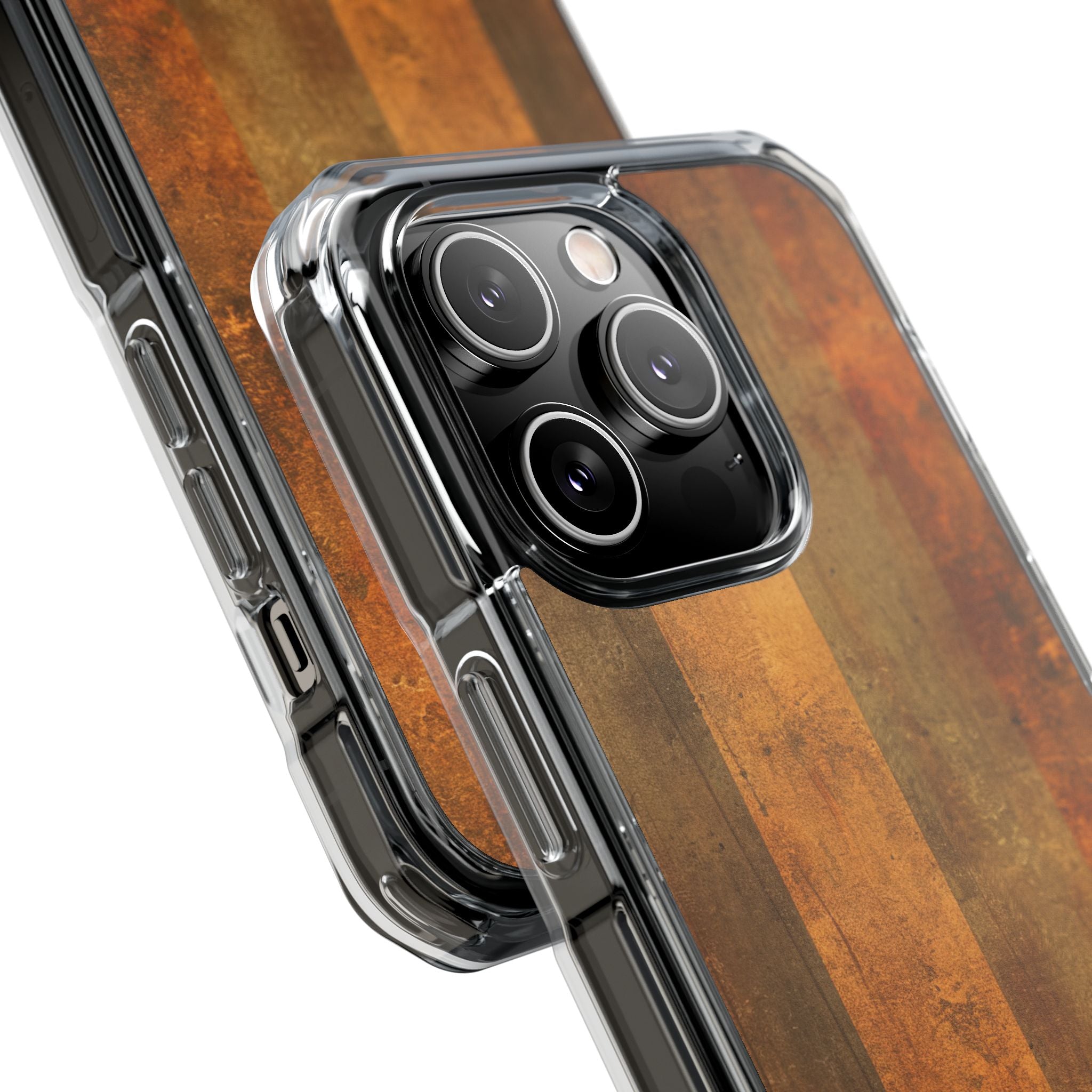 Rustic Striped Texture iPhone 14 - Impact Clear+