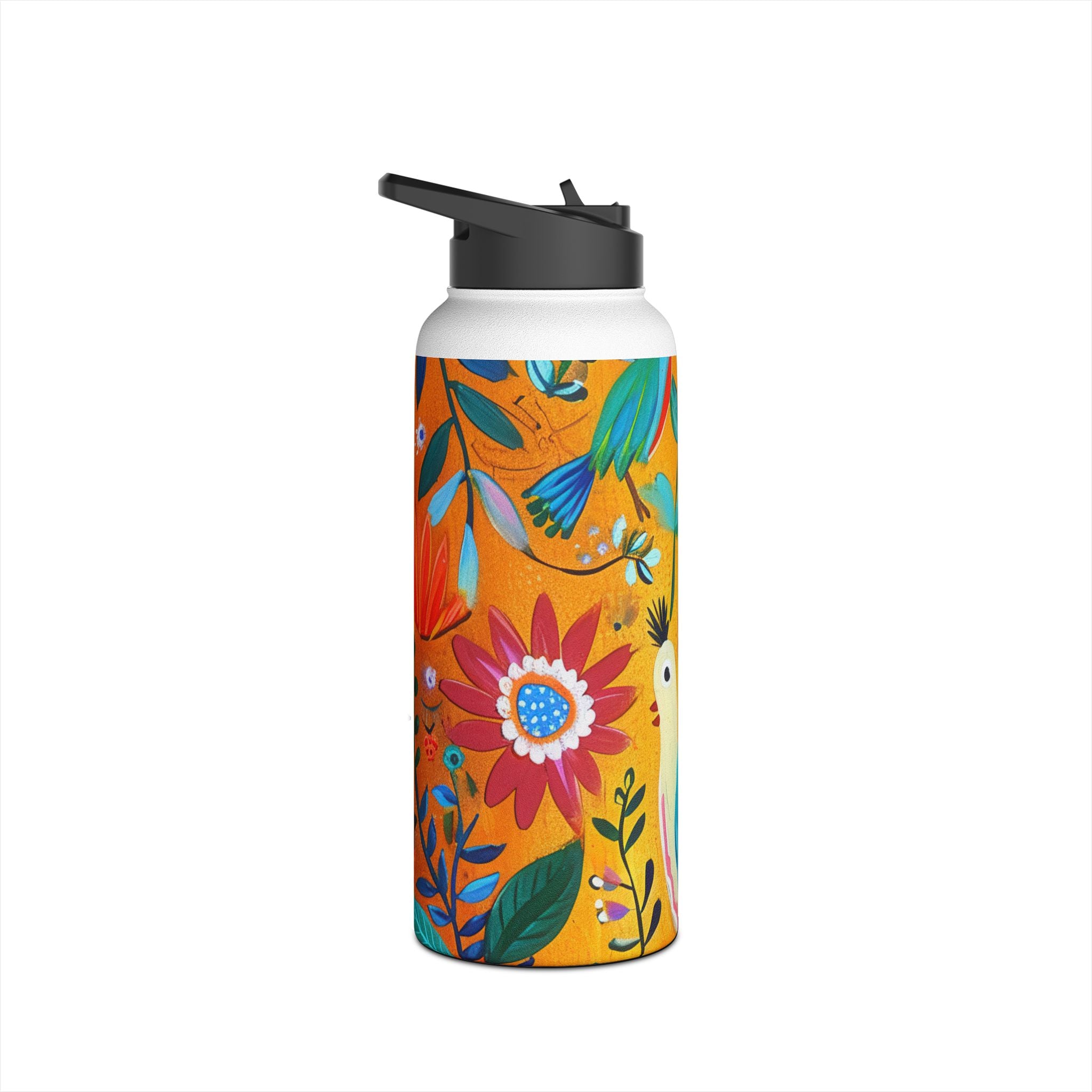 Bluebird Bloom - Stainless Steel Water Bottle