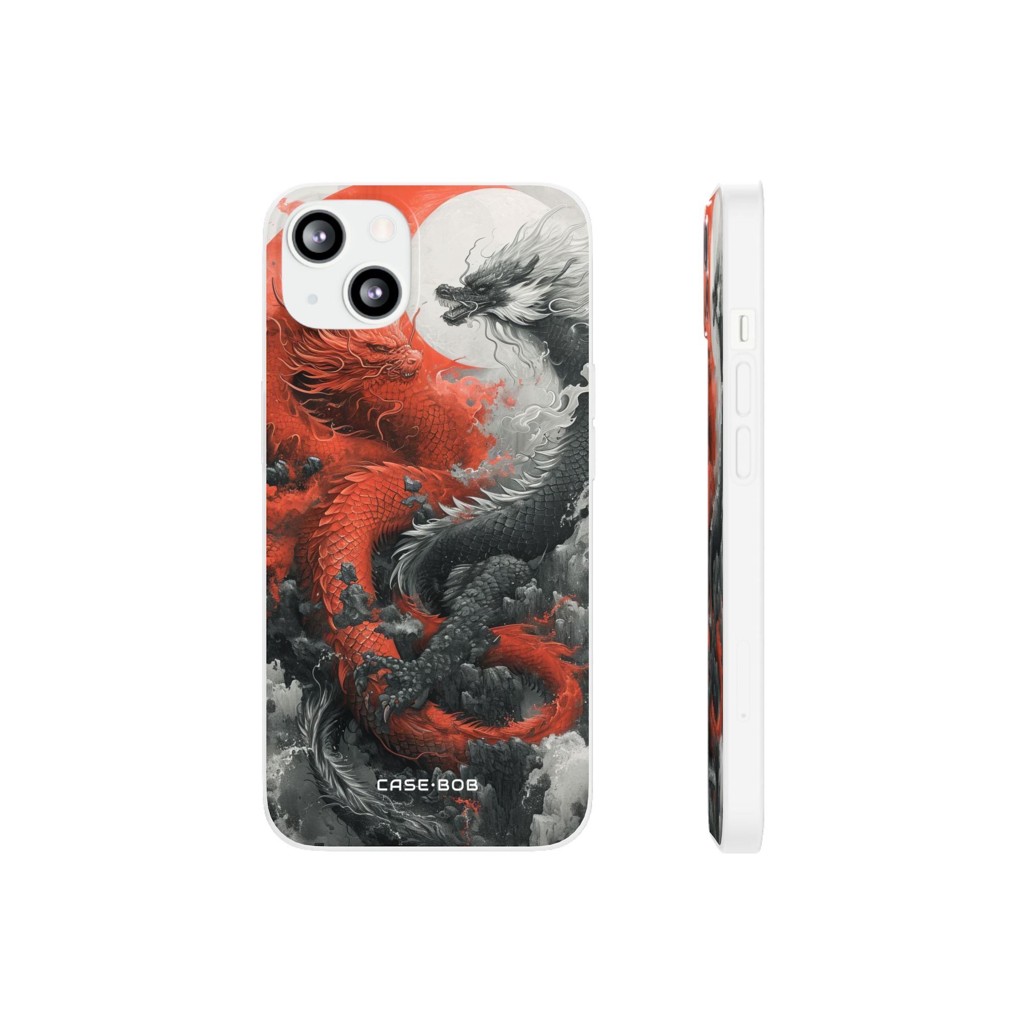 Twin Dragons Crimson iPhone 13 - Soft