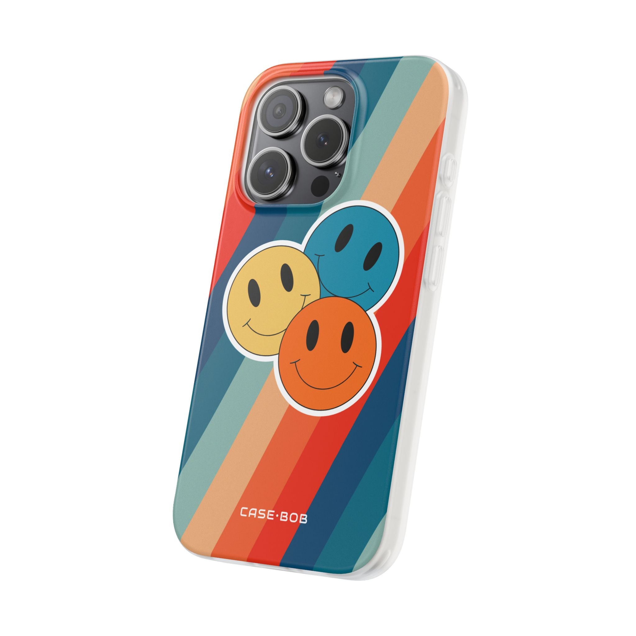 Triple Smile Breeze iPhone 15 Pro Case - Soft