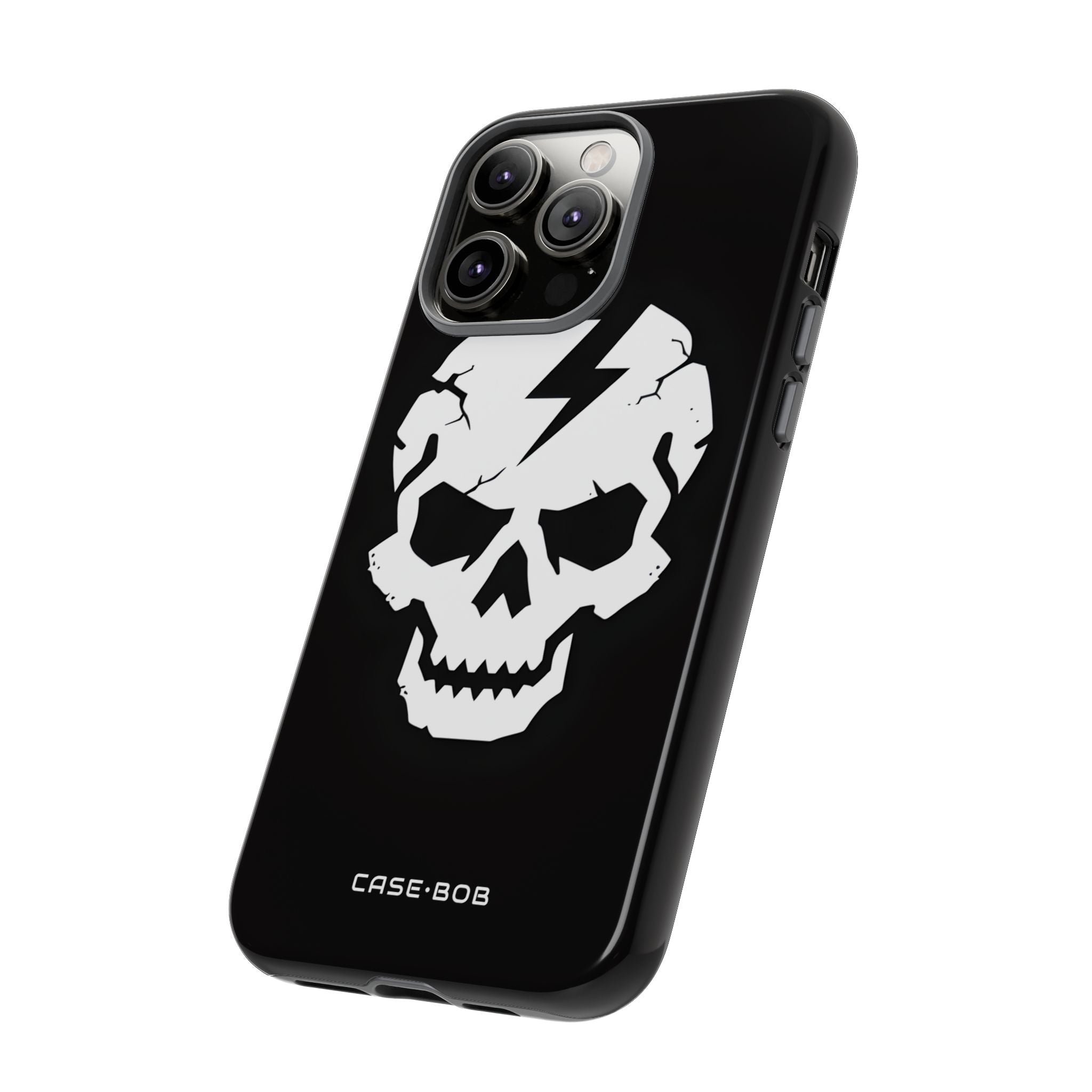 Lightning Skull iPhone 14 Pro Max Case - Tough