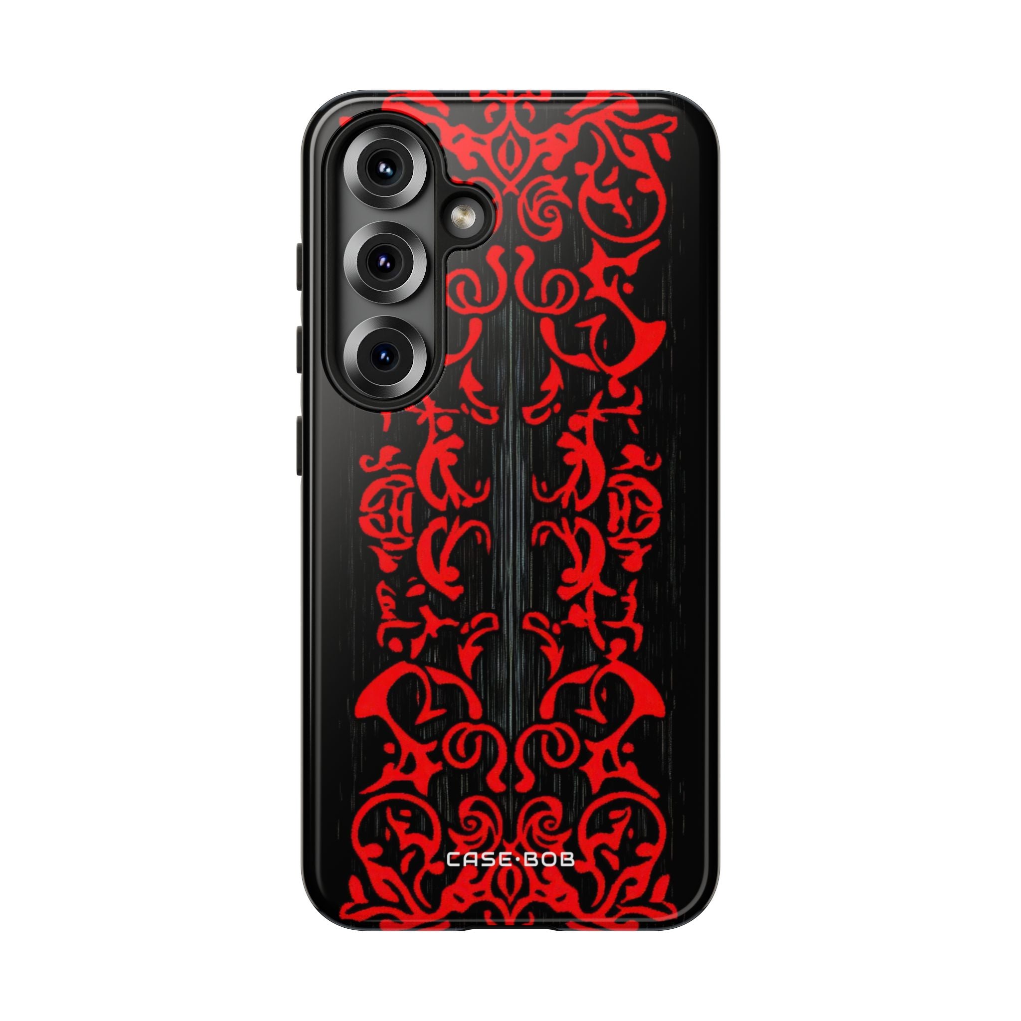 Crimson Spiral Samsung S25 Case - Tough