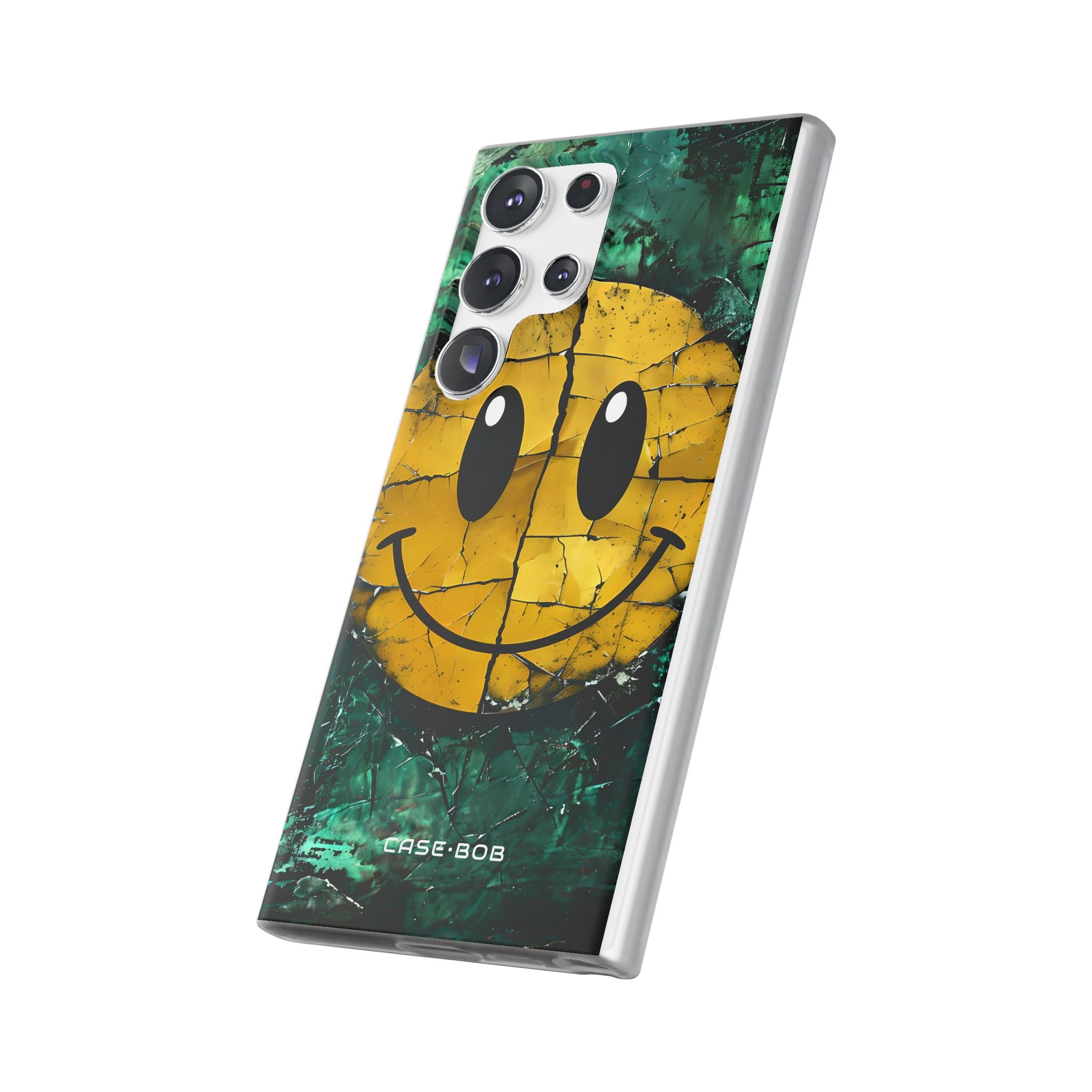 Cracked Smiley Samsung S23 Ultra Case - Soft
