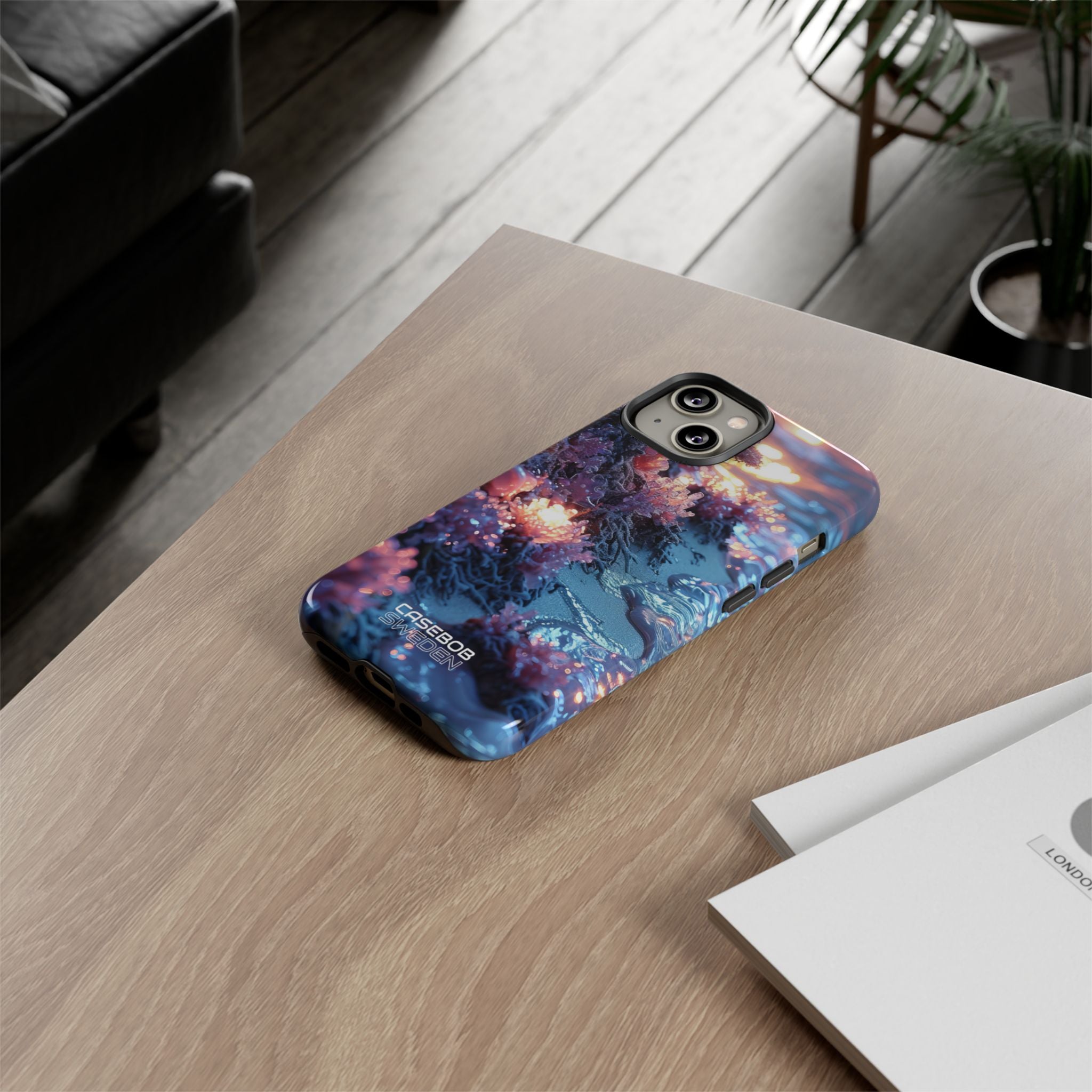 Crystal Sunset Shore iPhone 14 - Resistente