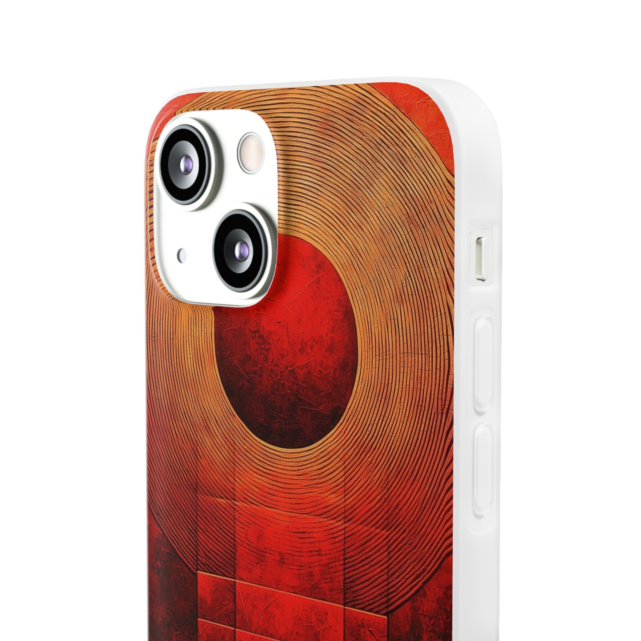 Crimson Orbit iPhone 13 mini Case - Soft