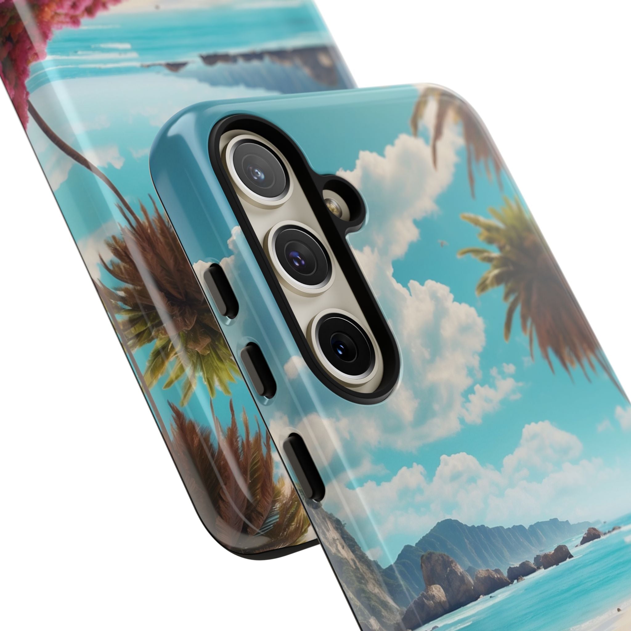 Tropical Flowers Frame - Samsung Case