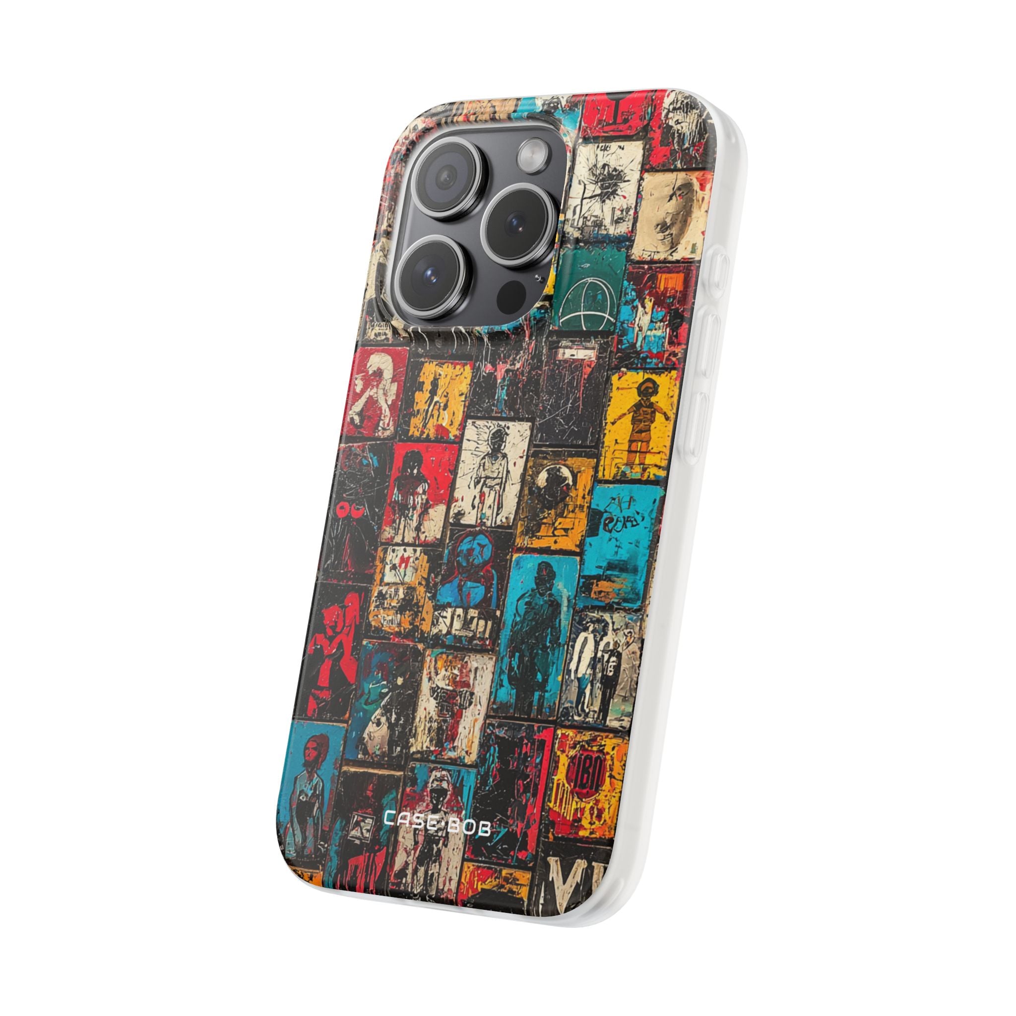 Figured Grid iPhone 15 Pro Case - Soft