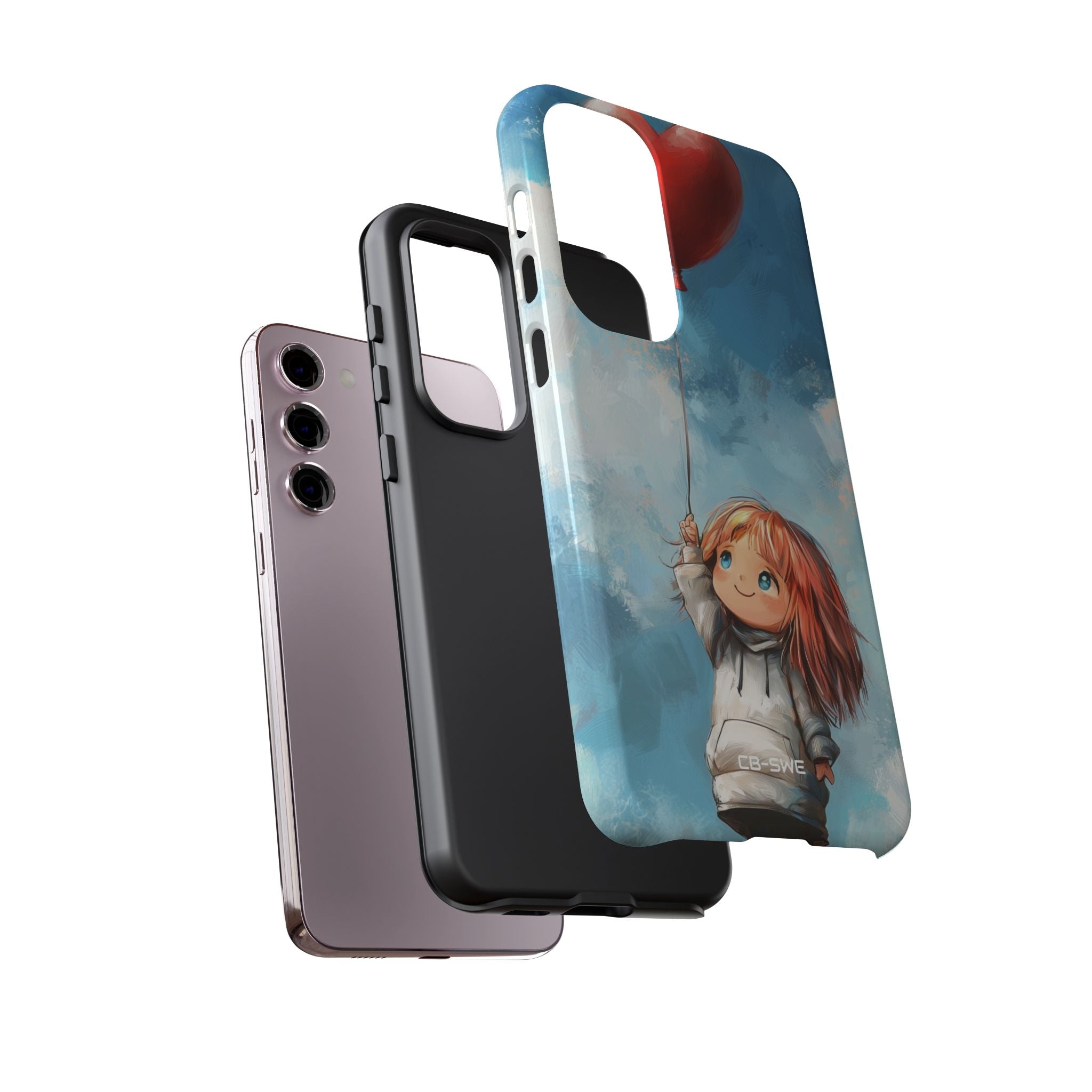Joyful Girl Reaches - Samsung Case